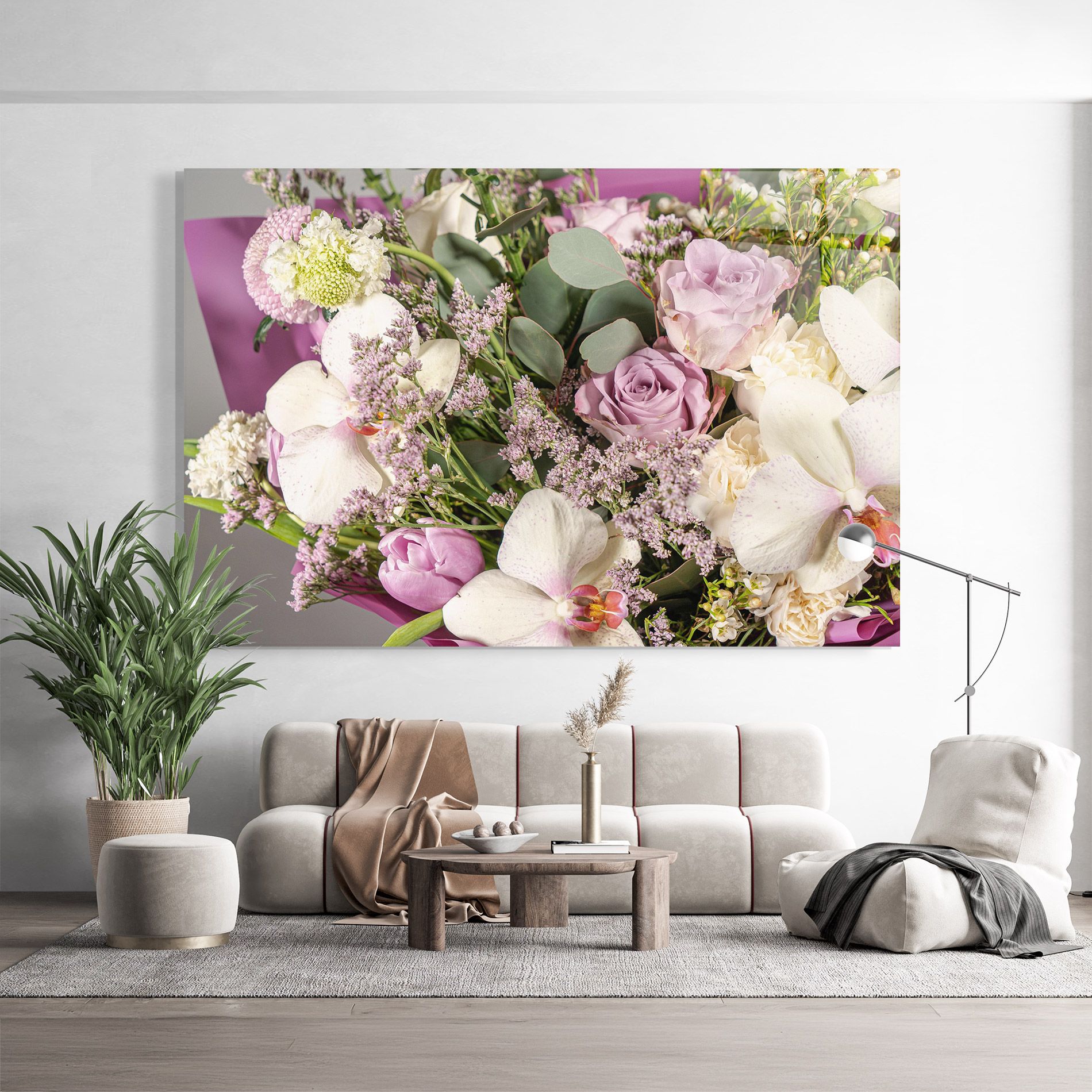 Cute Purple Bouquet mockup 9