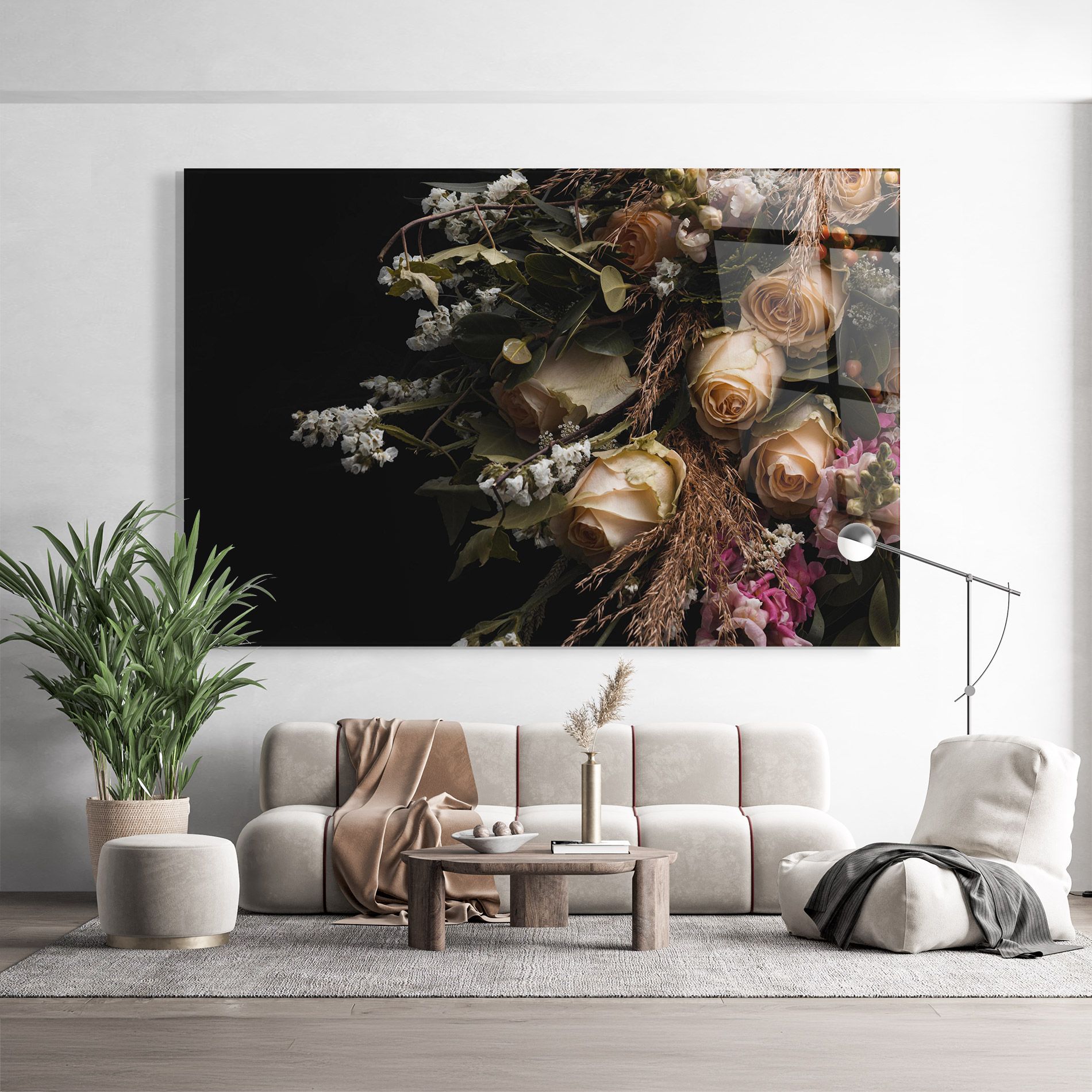 Luxurious Cream Bouquet mockup 9