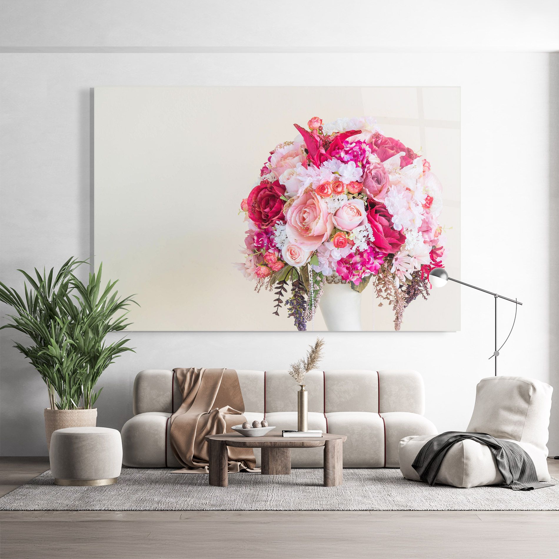 Mixed Pink Flowers mockup 9