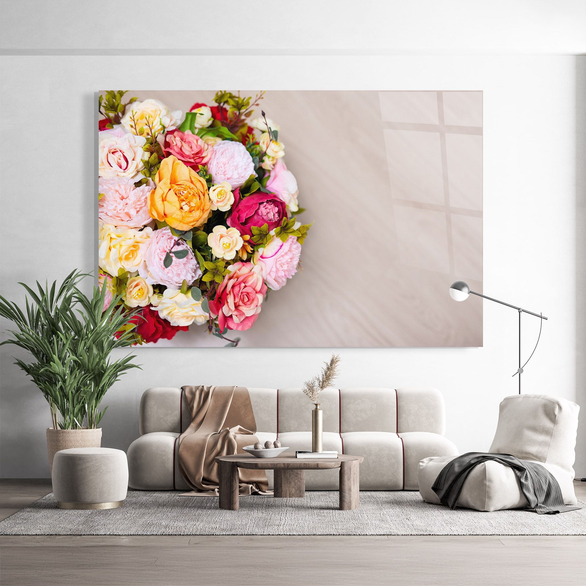 Orange Purple Bouquet mockup 9