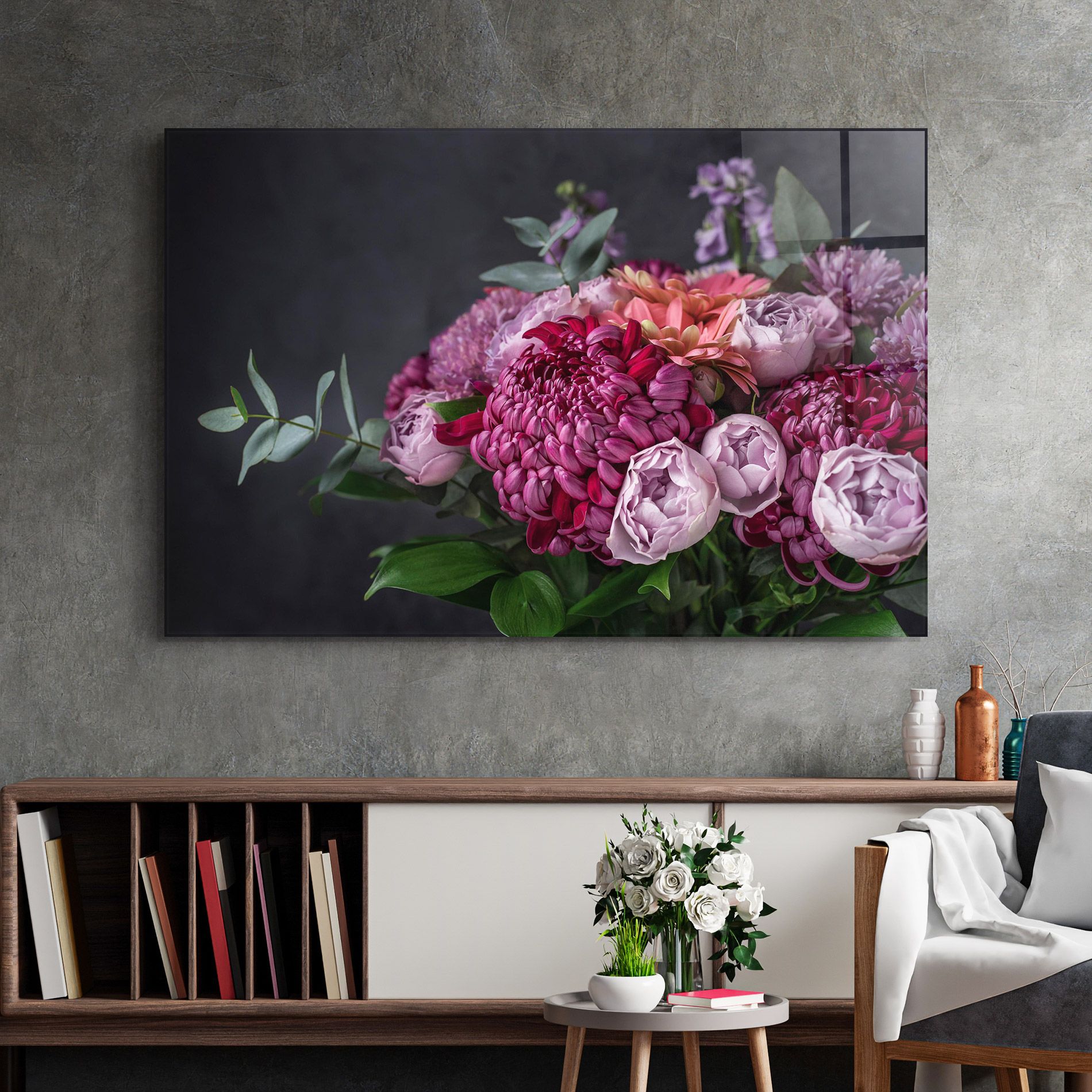 Mix Purple Bouquet mockup 2