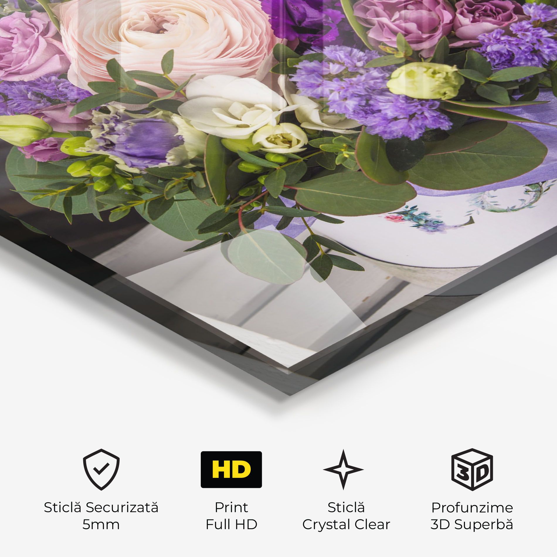 Big Pink Rose Bouquet mockup 3