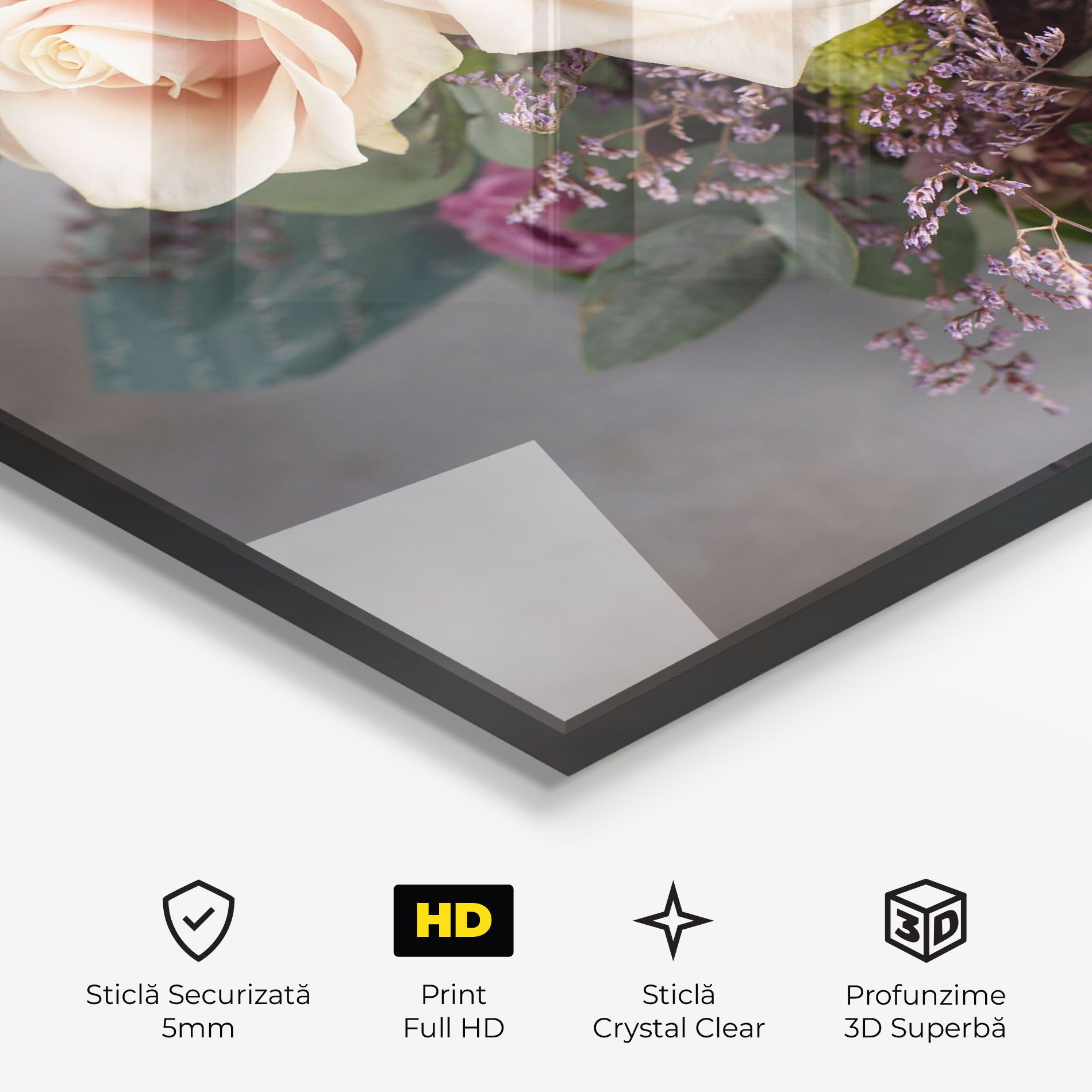 Cream Purple Bouquet mockup 3