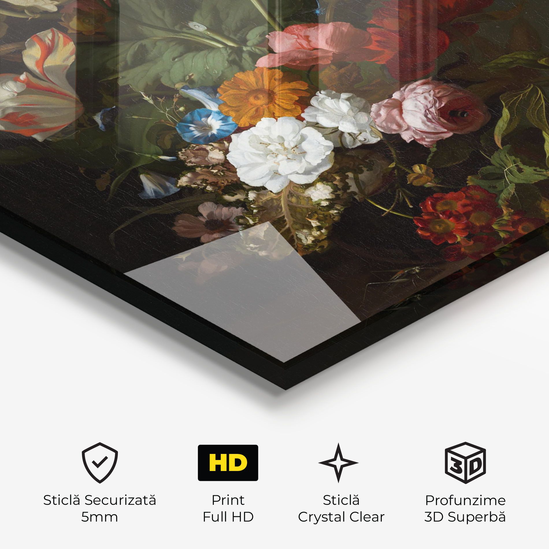 Dark Flowers Bouquet mockup 3