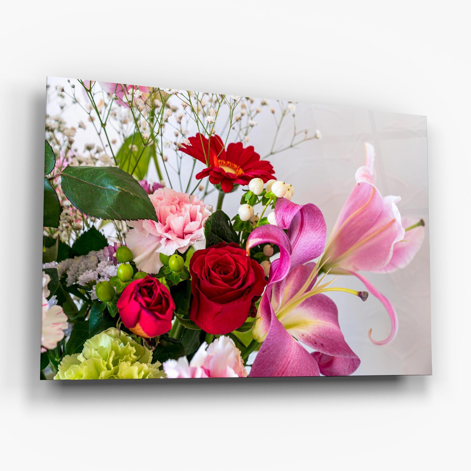 Tablou Sticla Bouquet mockup 6
