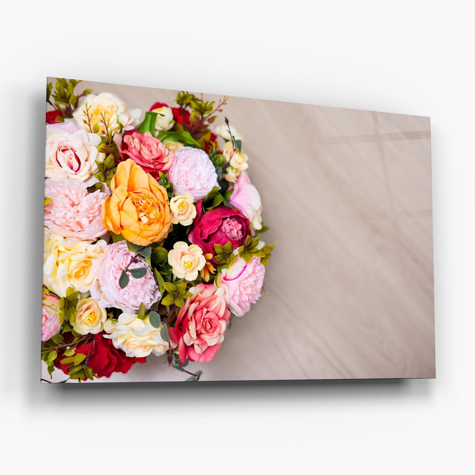 Orange Purple Bouquet mockup 6