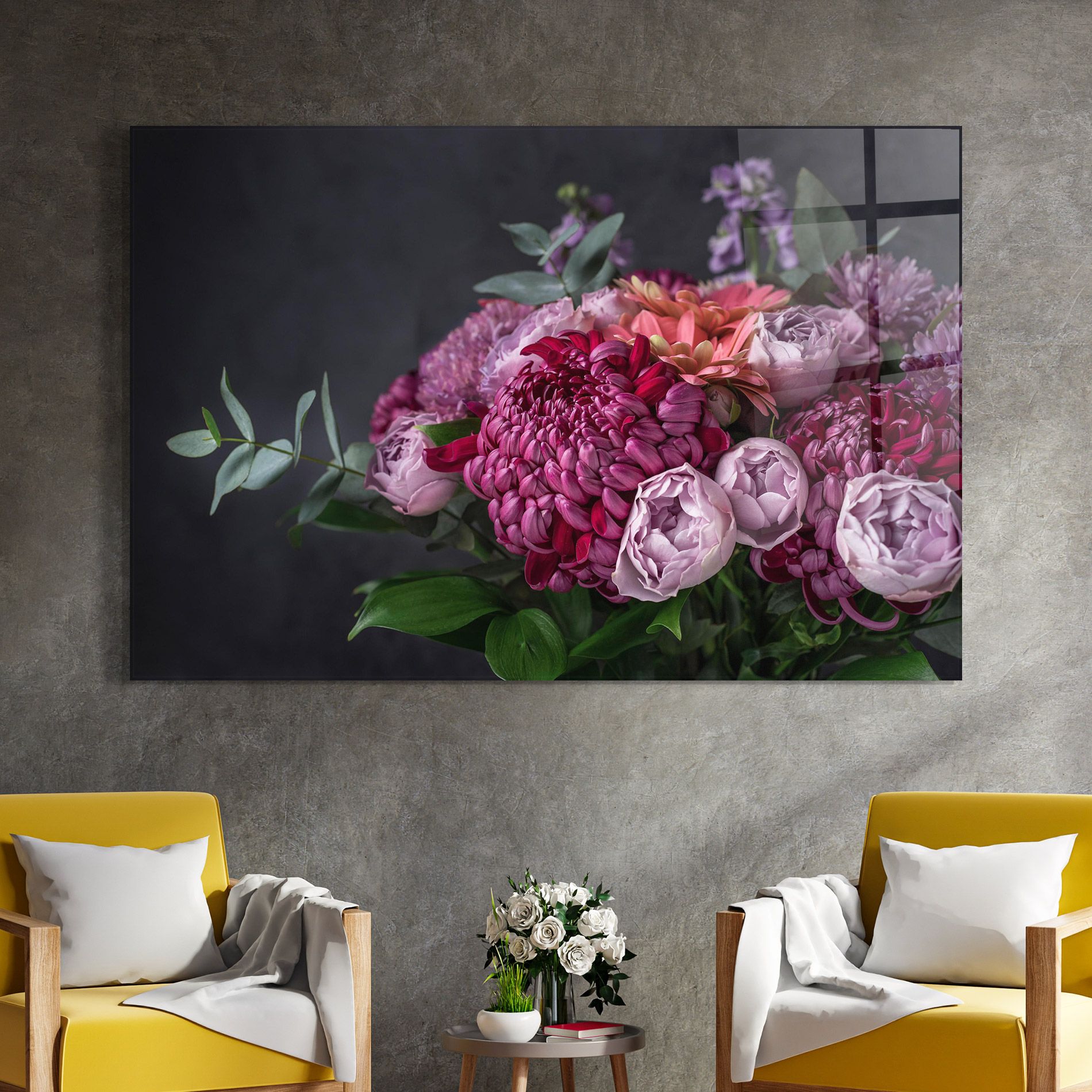 Mix Purple Bouquet mockup 4