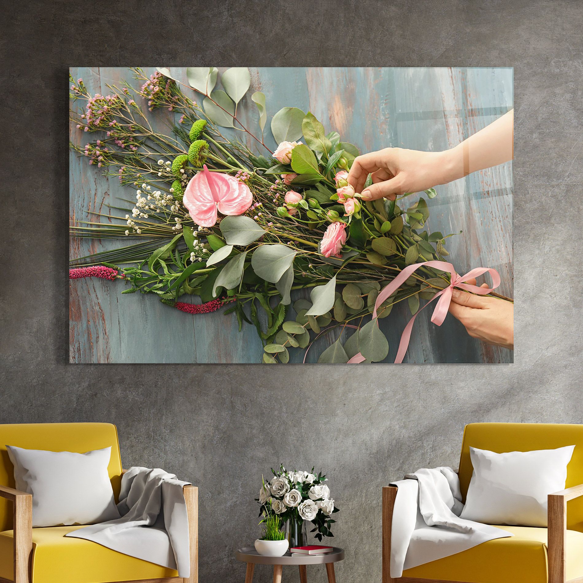 Preparing Bouquet mockup 4