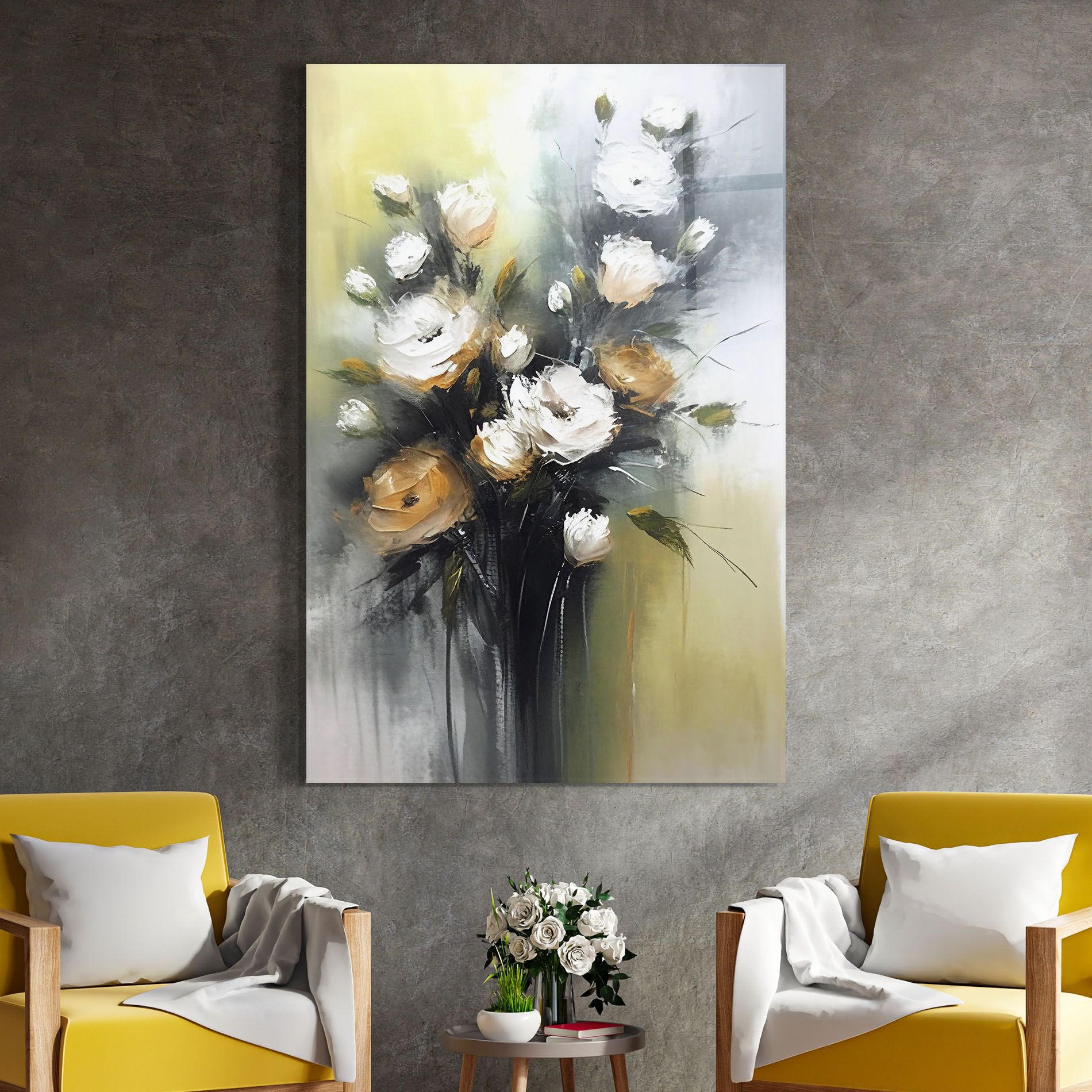 Bouquet Painting mockup 4