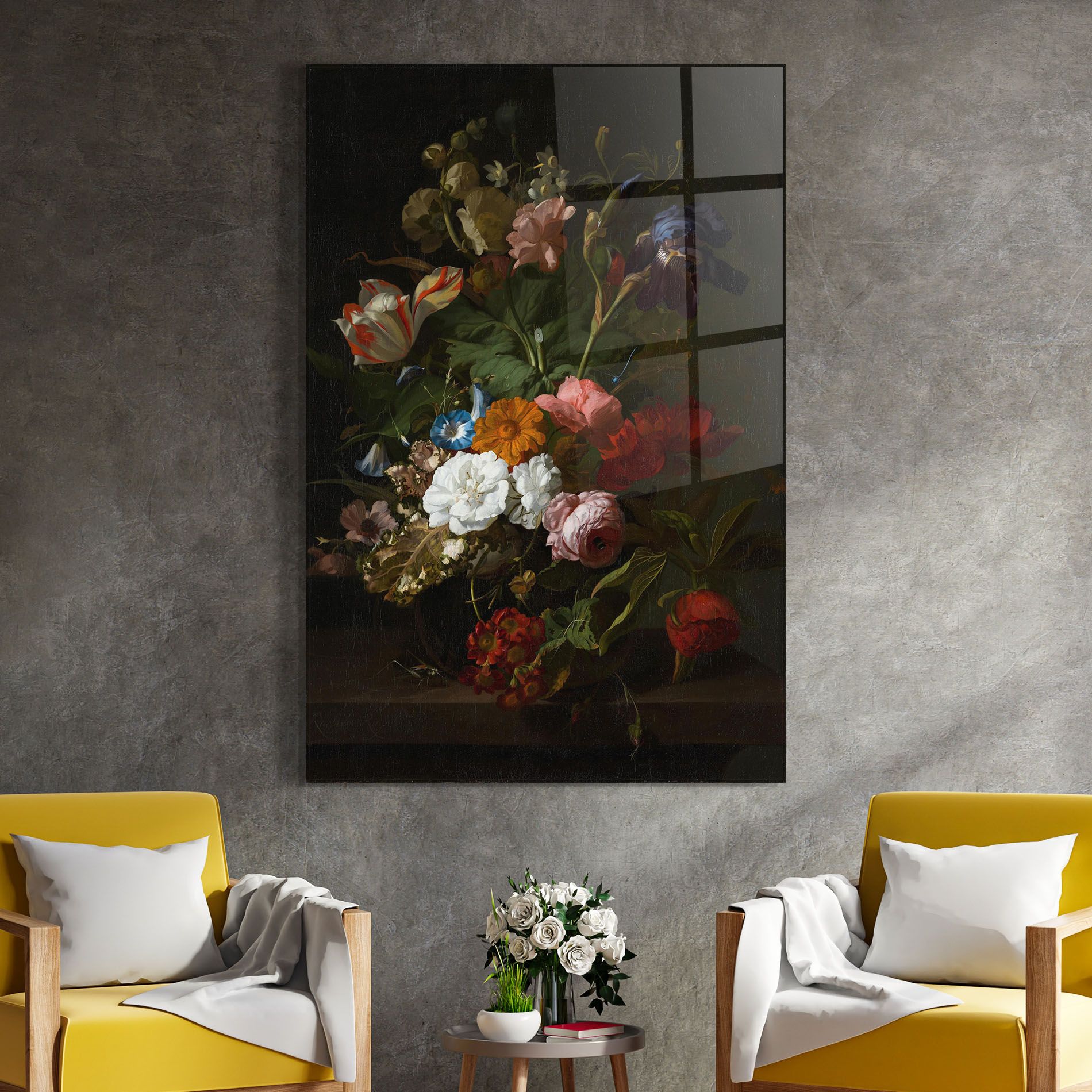 Dark Flowers Bouquet mockup 4