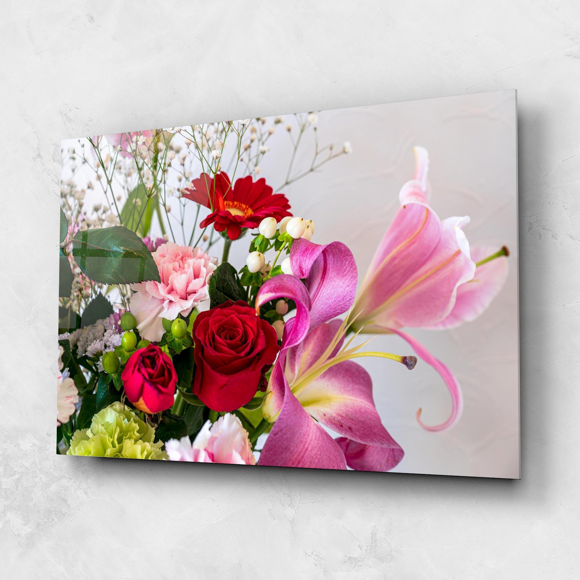 Tablou Sticla Bouquet mockup 1