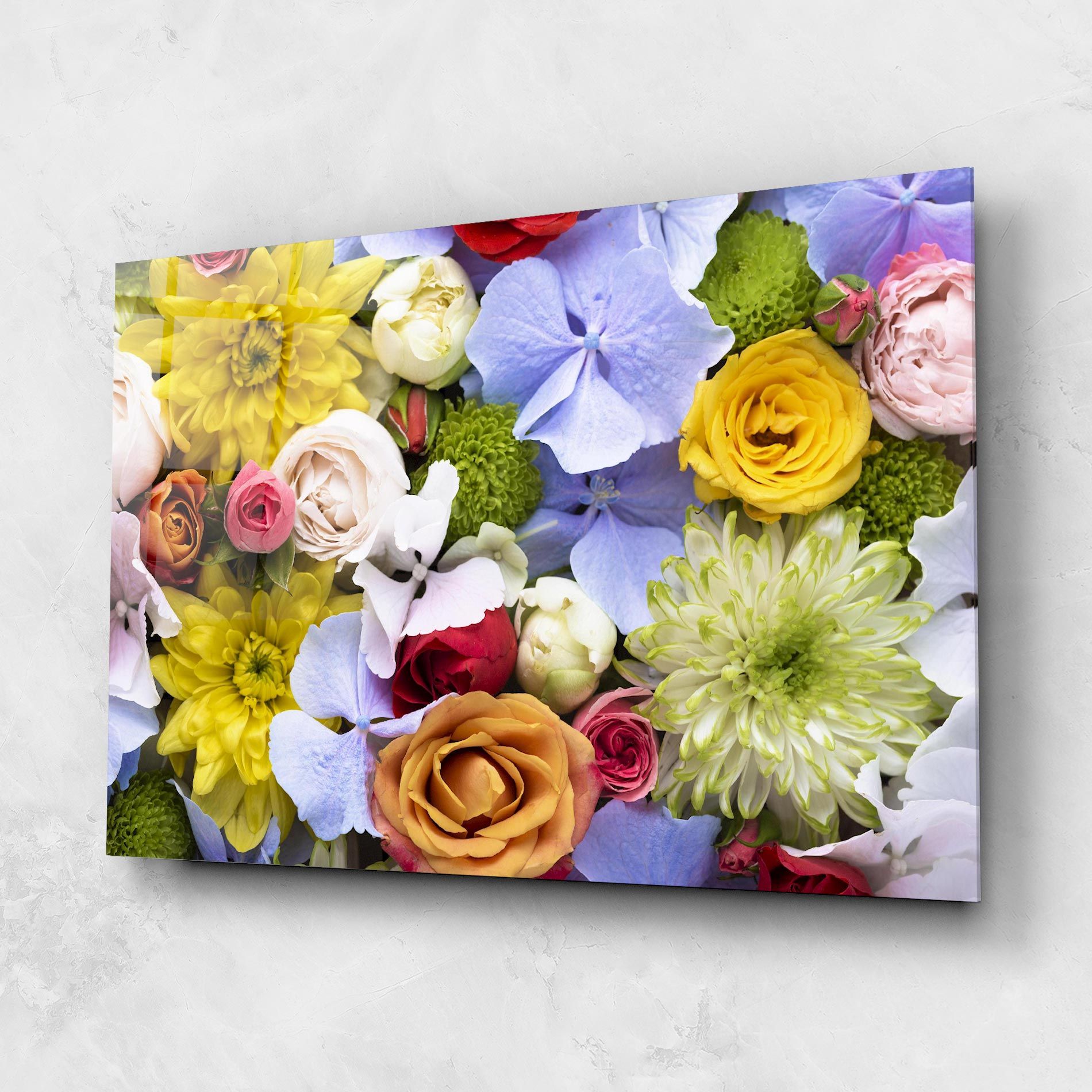 Color Mix Flower Bouquet mockup 1