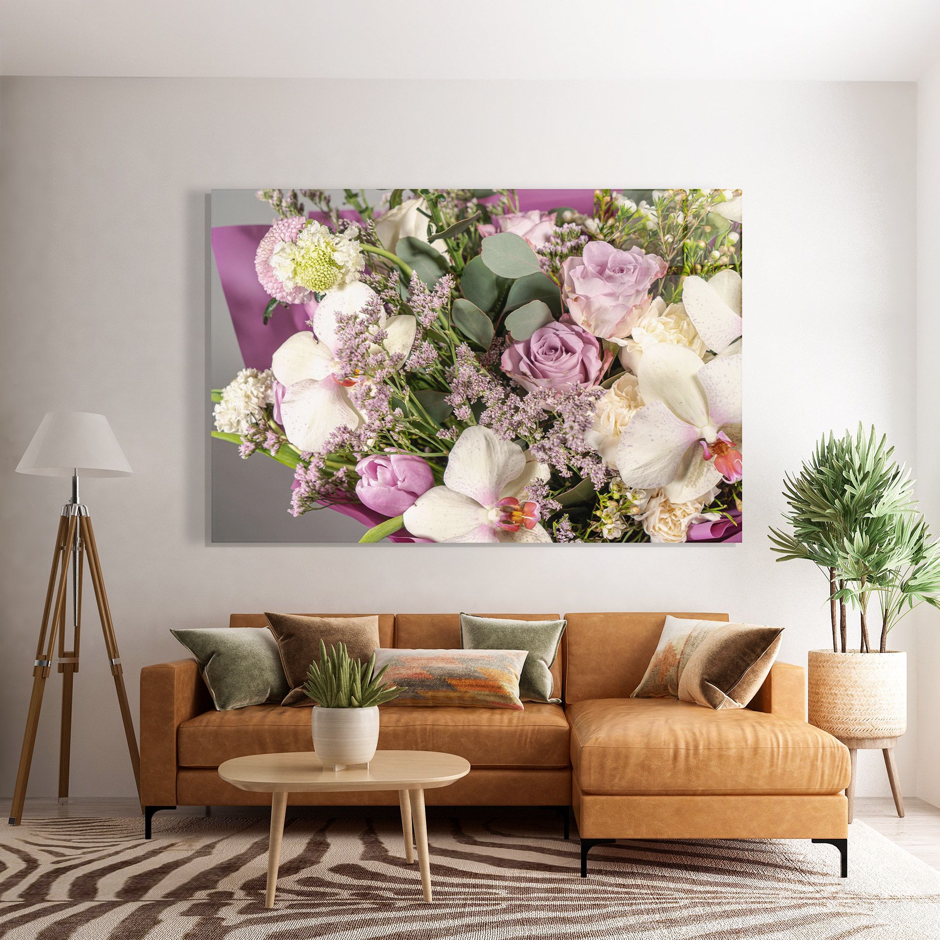 Cute Purple Bouquet mockup 7