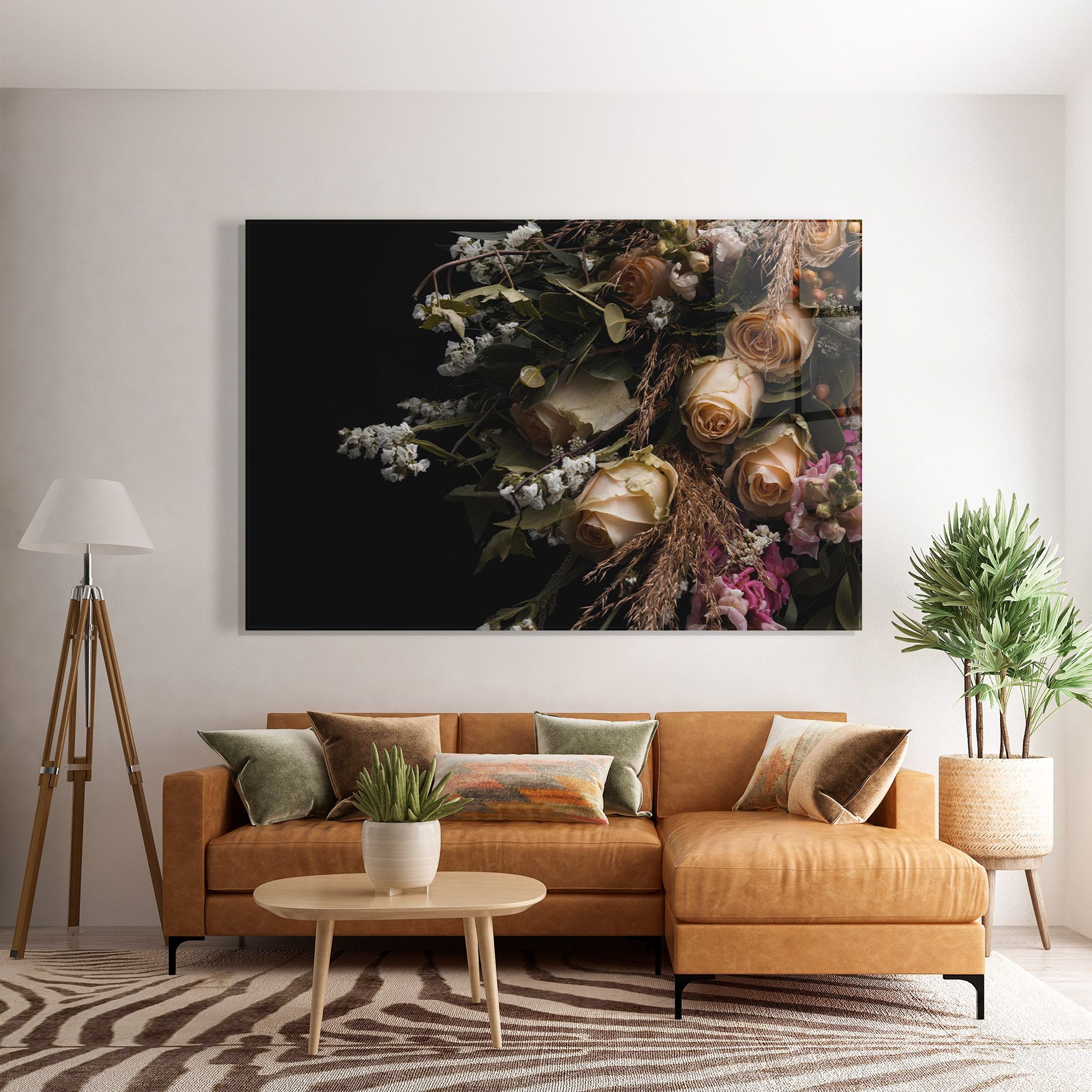 Luxurious Cream Bouquet mockup 7