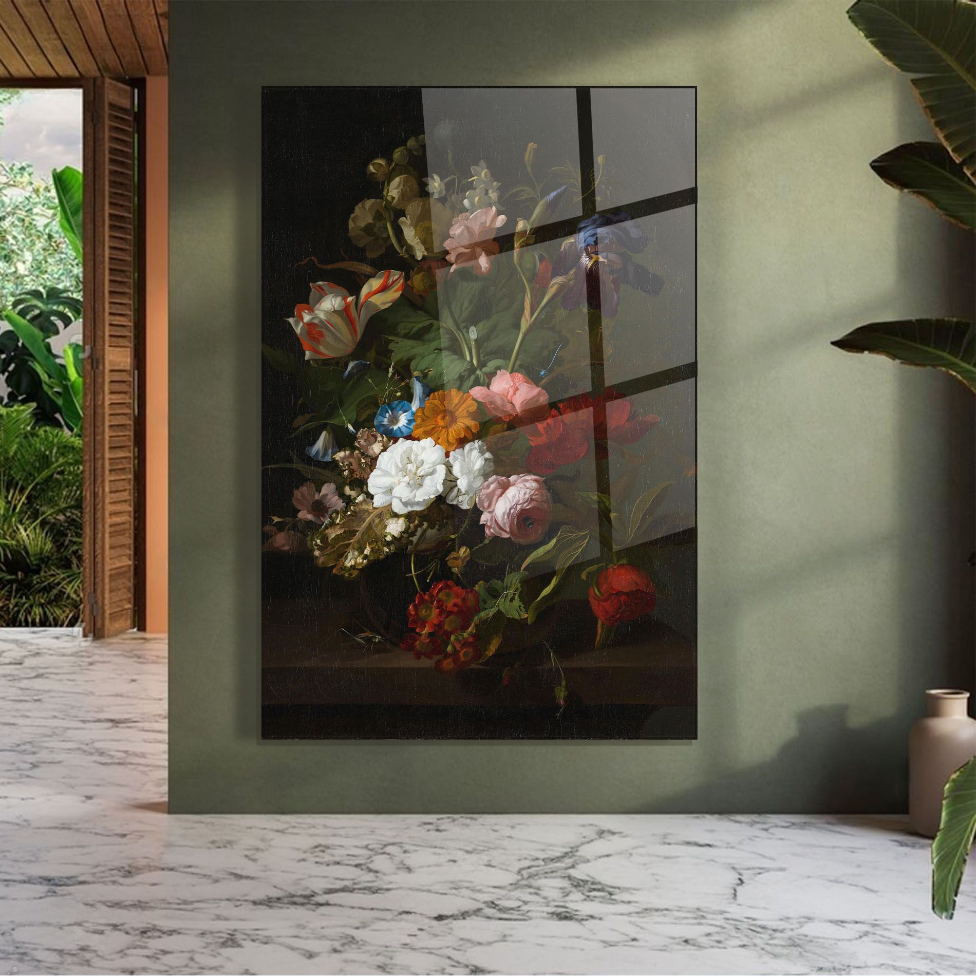 Dark Flowers Bouquet mockup 7