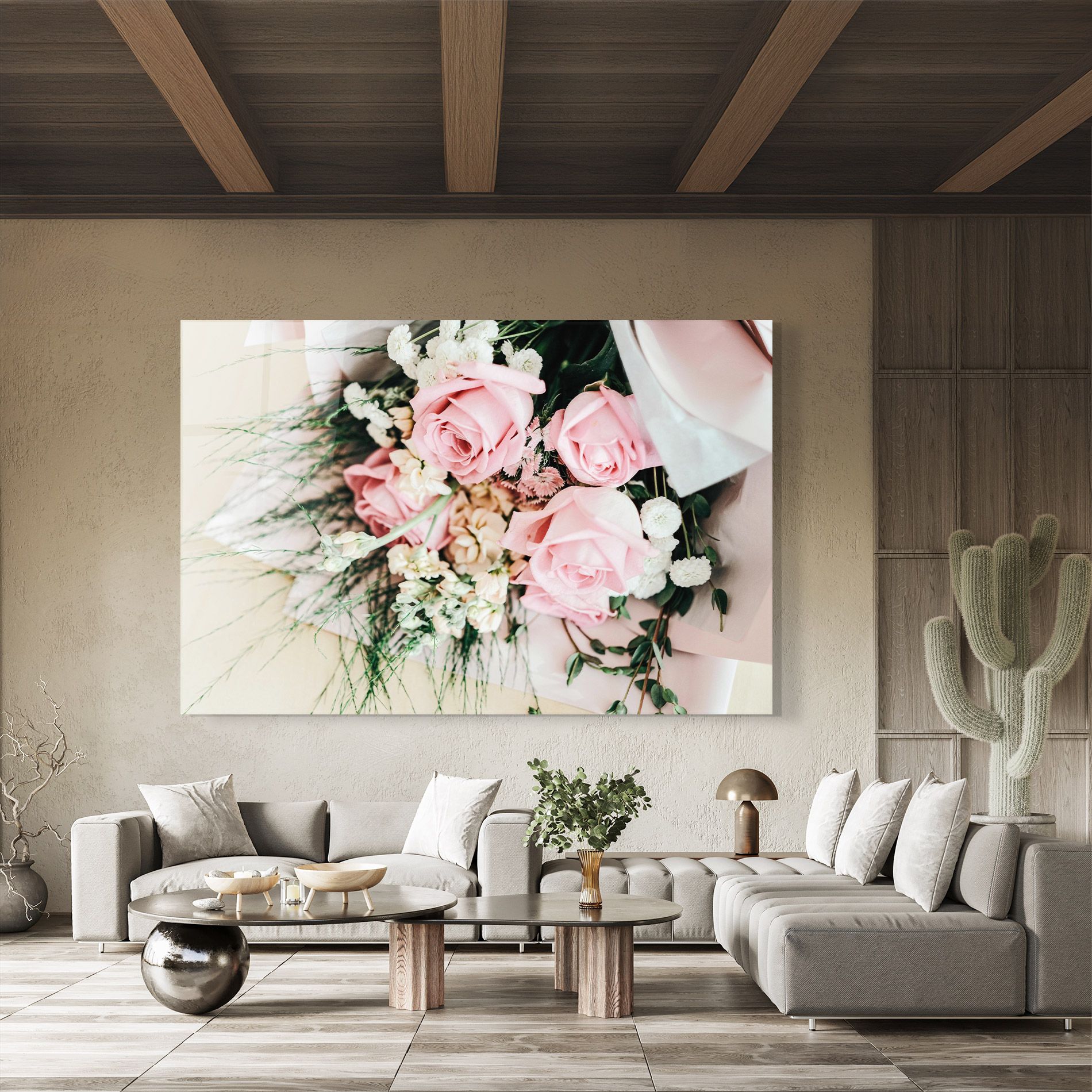 Baby Pink Bouquet mockup 8