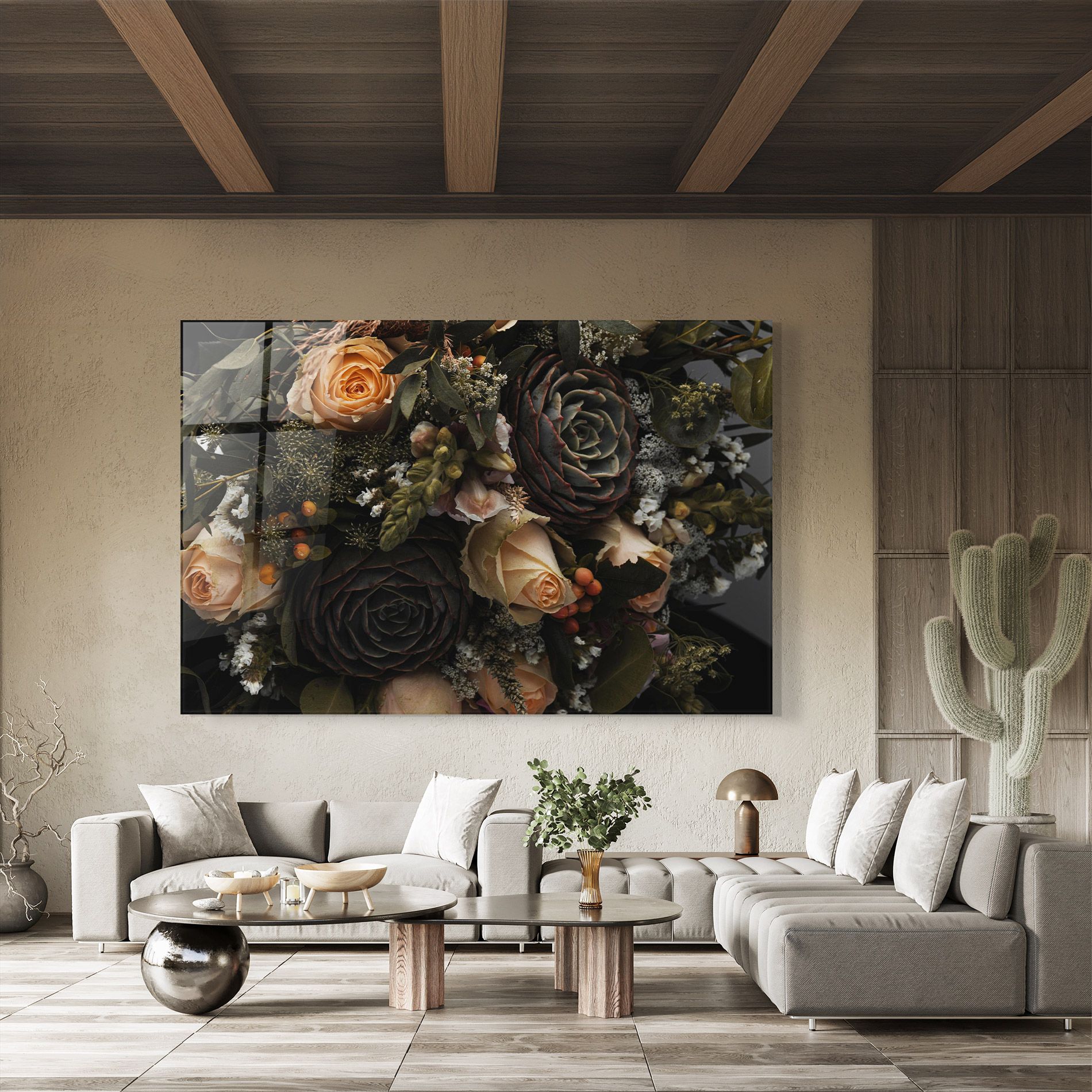 Luxurious Black Bouquet mockup 8