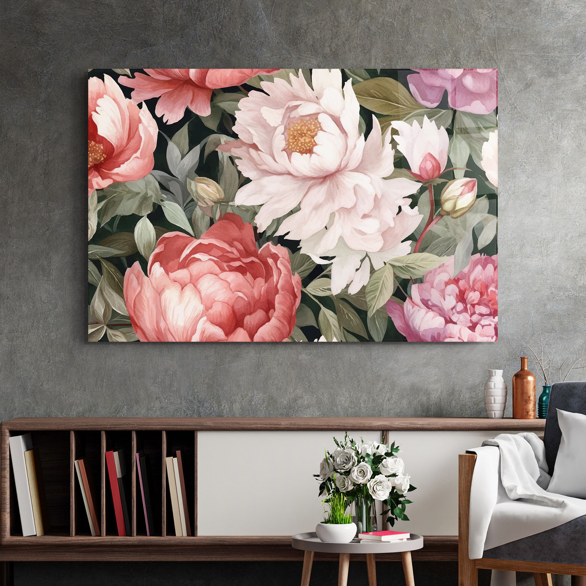 Light Peony Art mockup 2