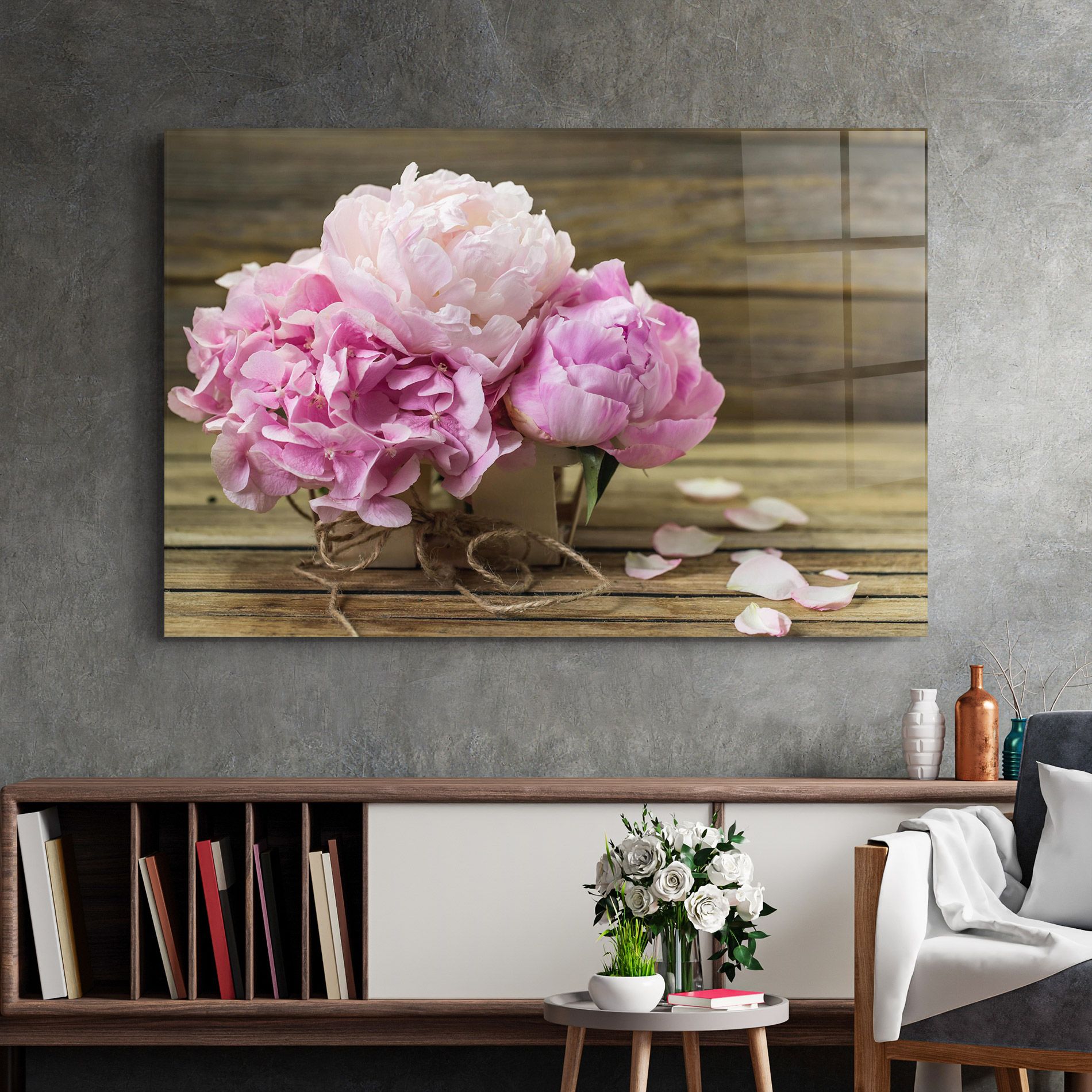 Peony On Table mockup 2