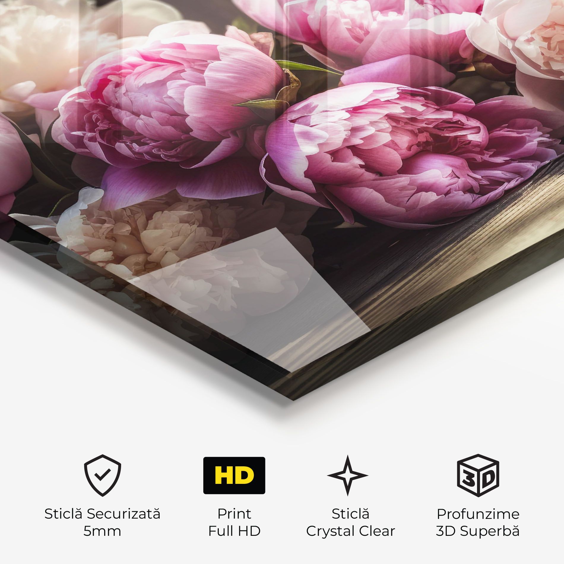 Peonies On The Table mockup 3