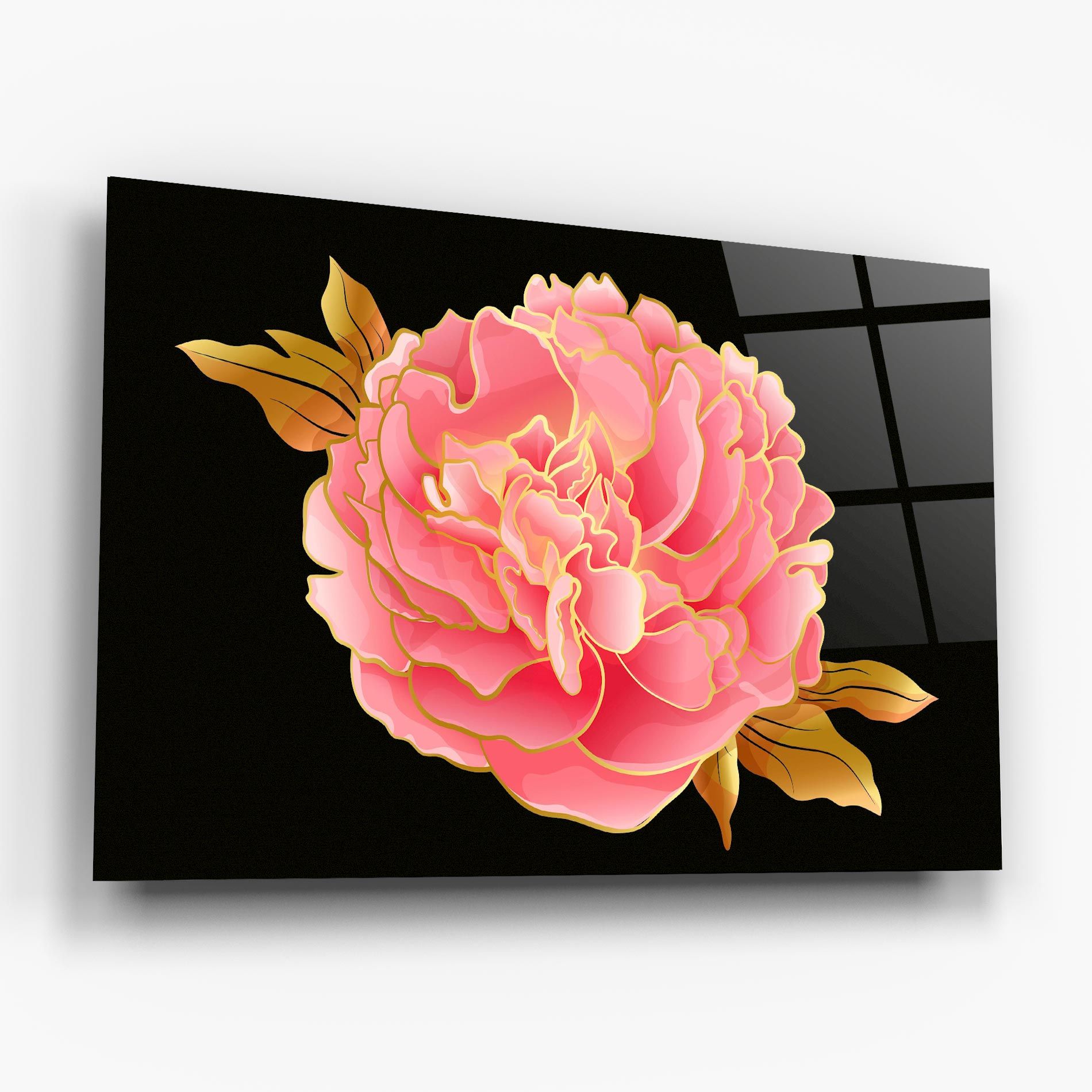 Gold Pinkk Peony mockup 6