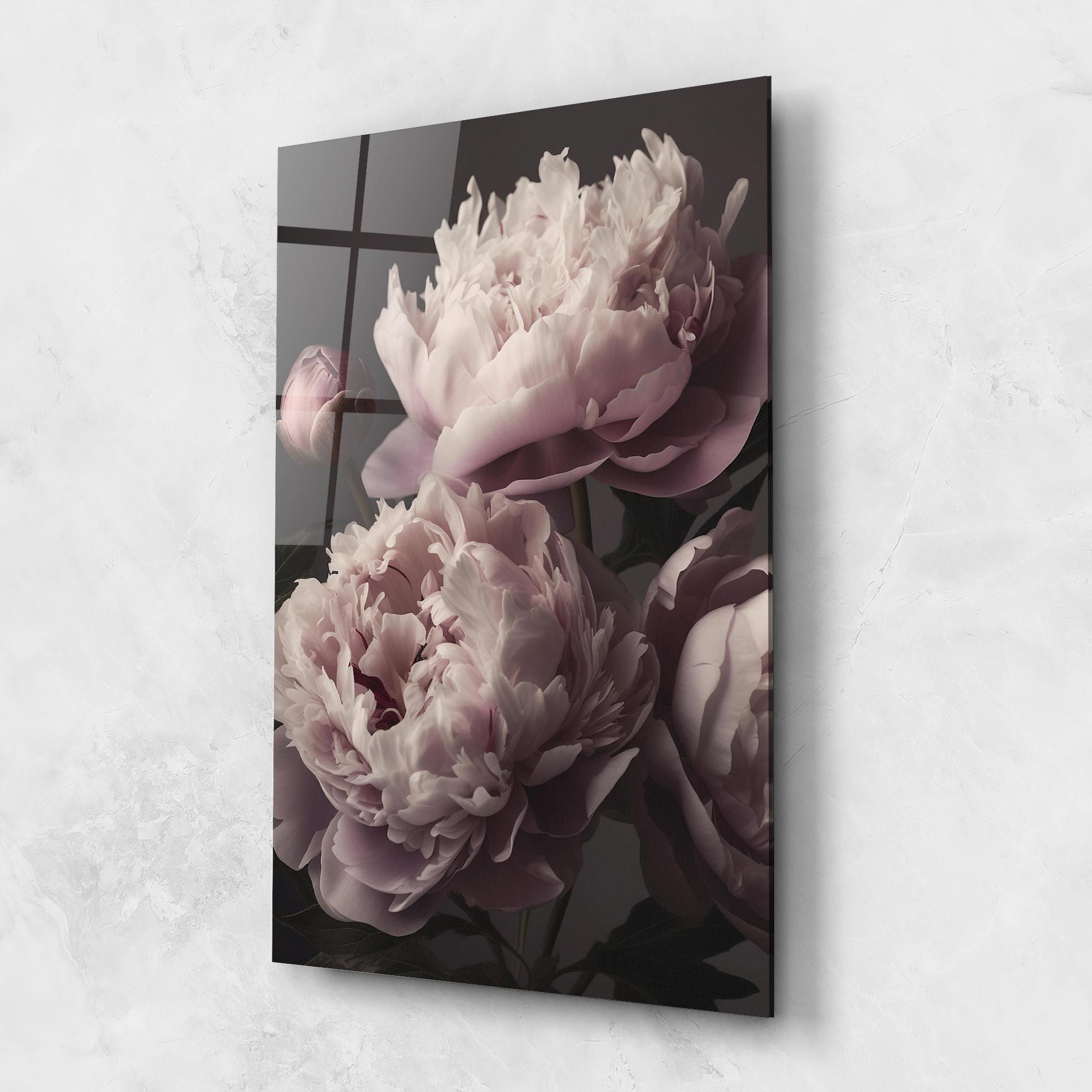 Grey Pastel Pink Peony mockup 1