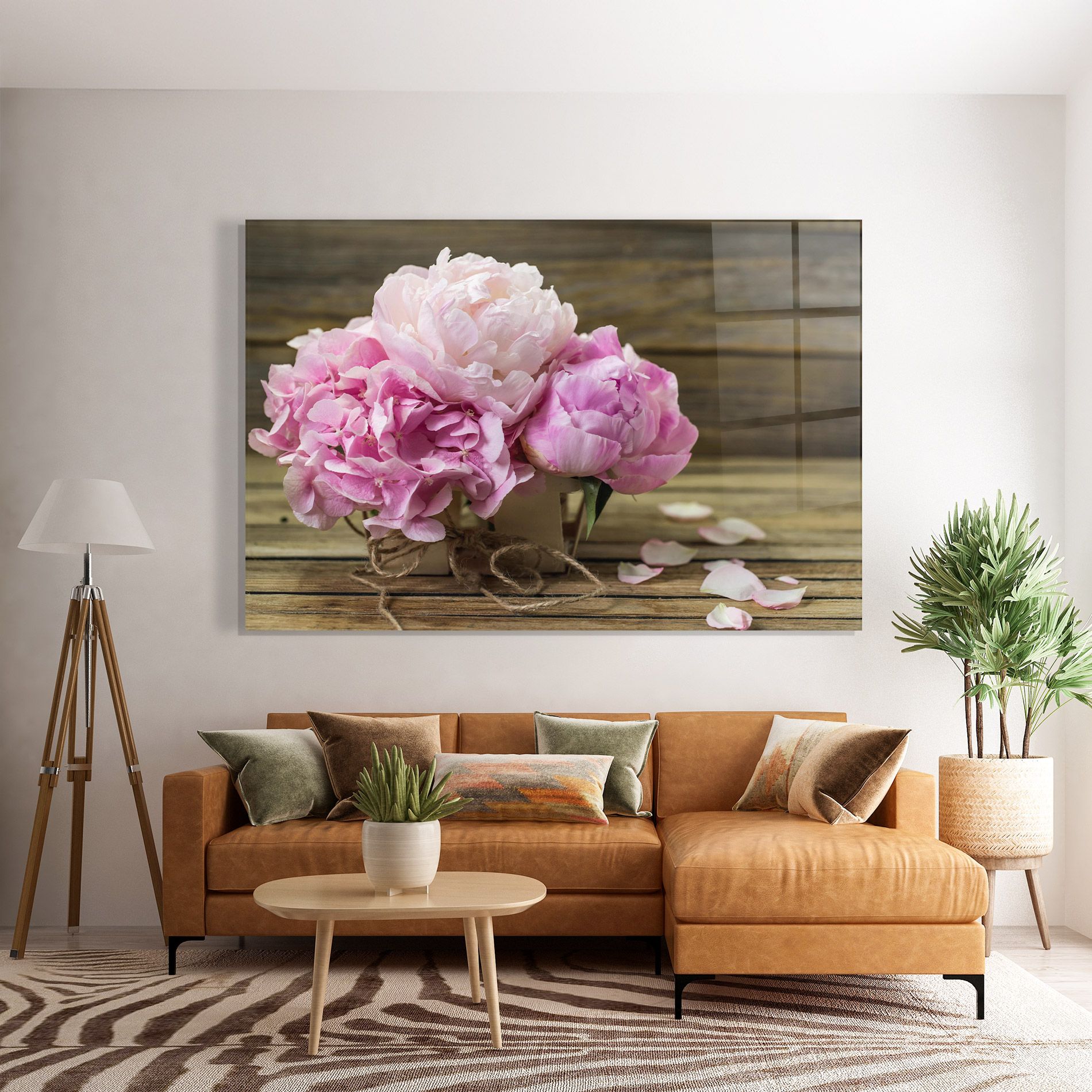 Peony On Table mockup 7