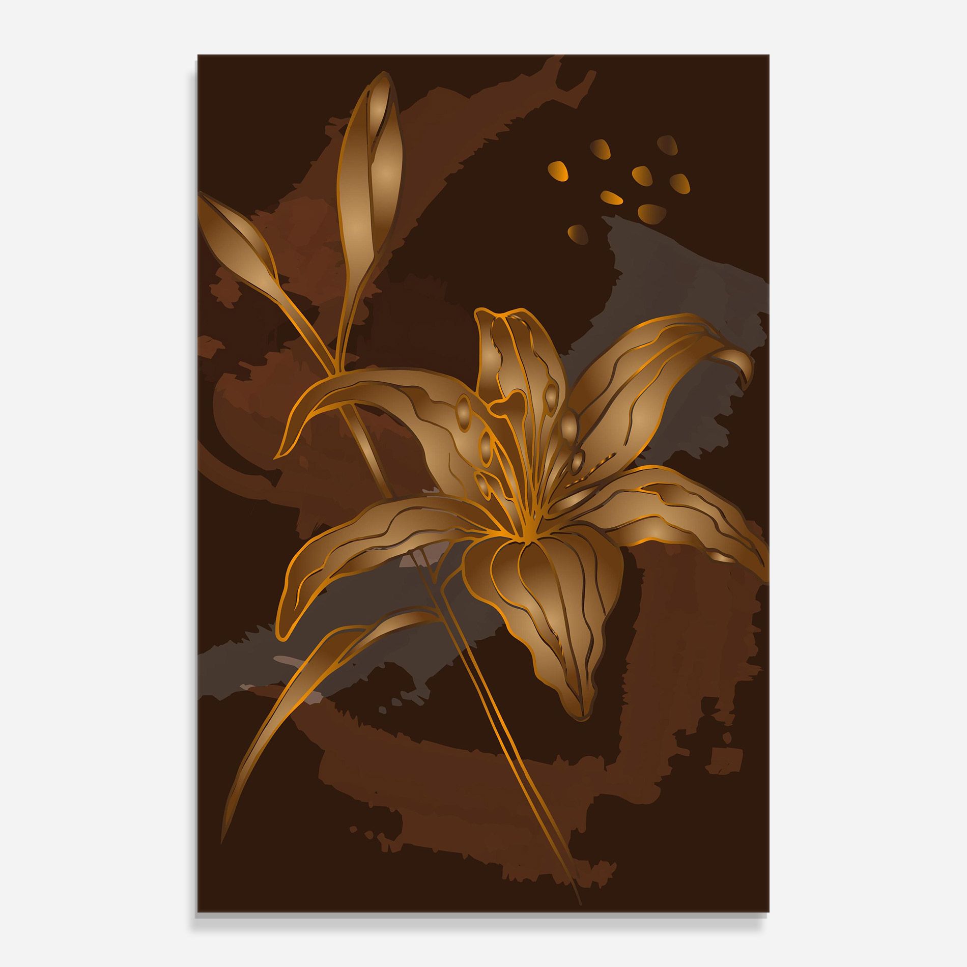 Gold Brown Lily mockup 0