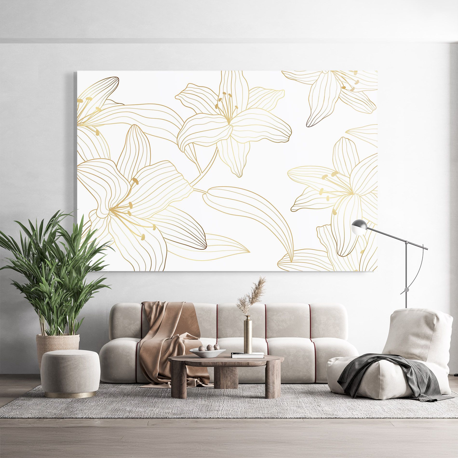Luxury Golden Lily mockup 9