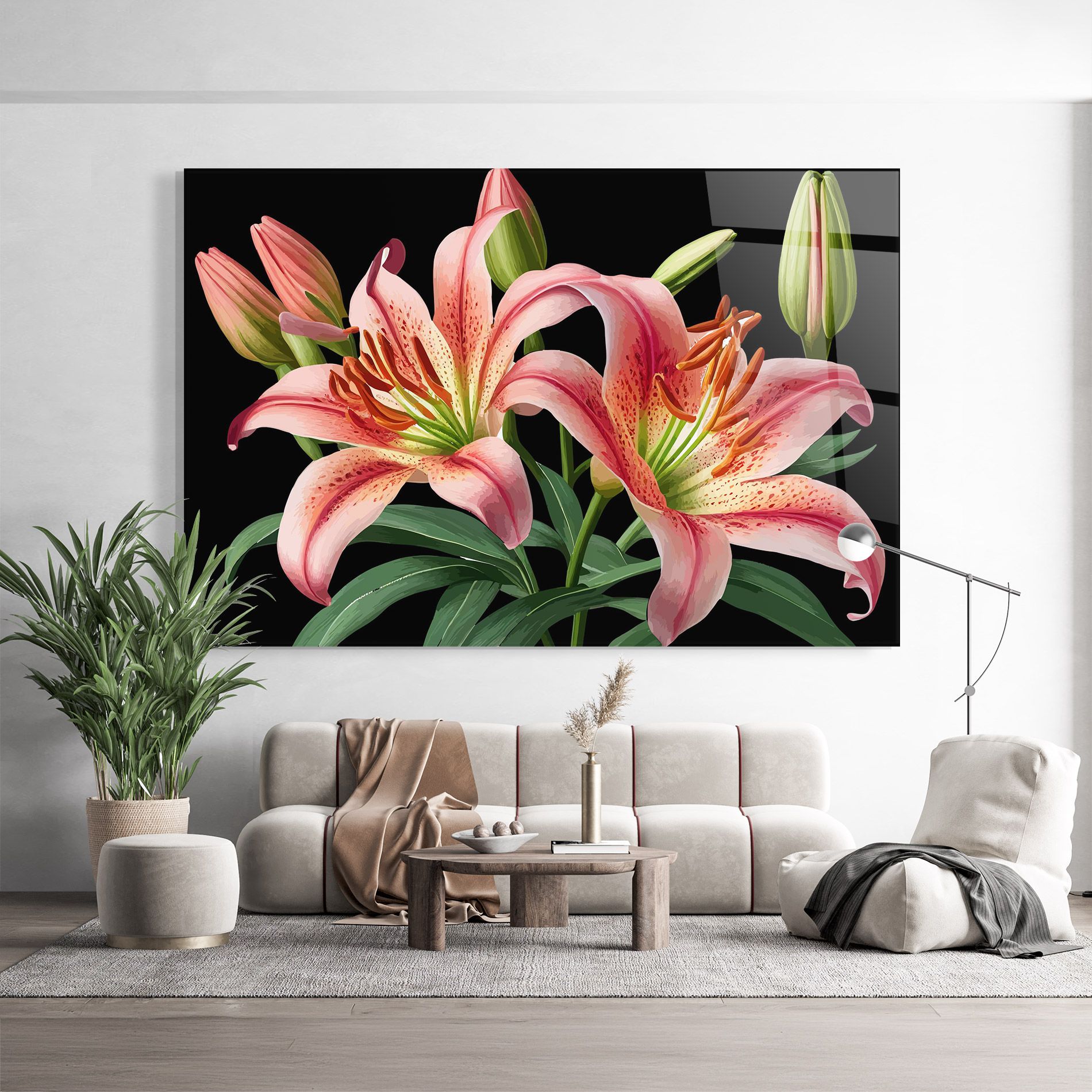 Red Lily Art mockup 9
