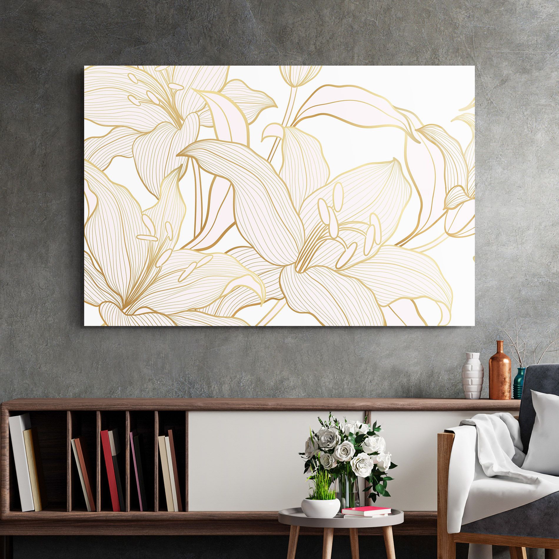 Gold Lily mockup 2