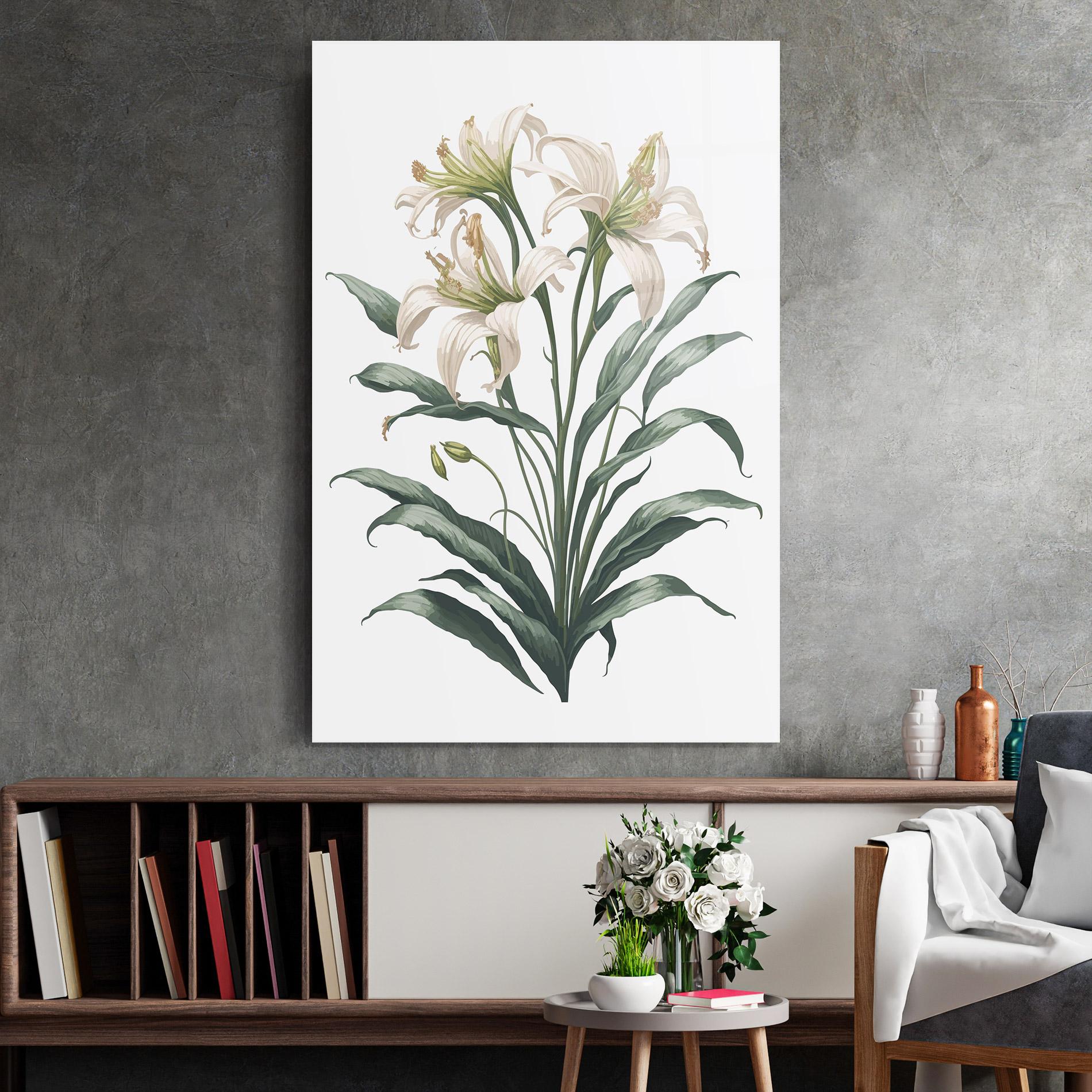 Tablou Sticla Columbia Lily mockup 2