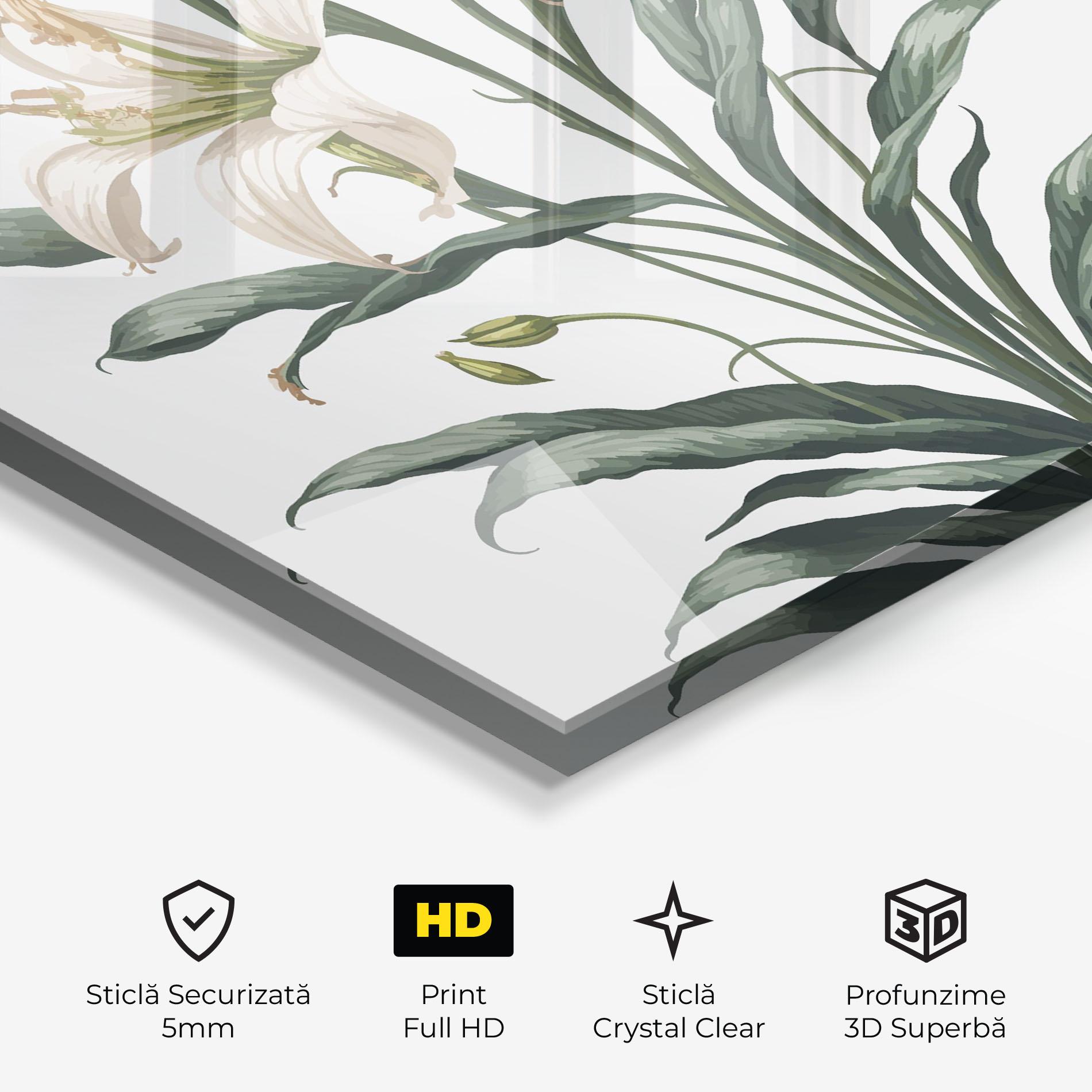 Tablou Sticla Columbia Lily mockup 3