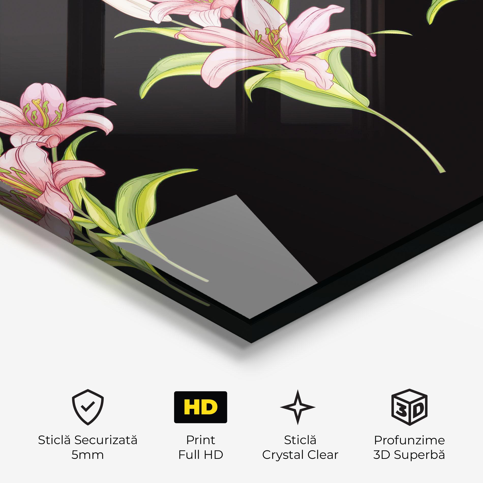 Tablou Sticla Lily Set mockup 3