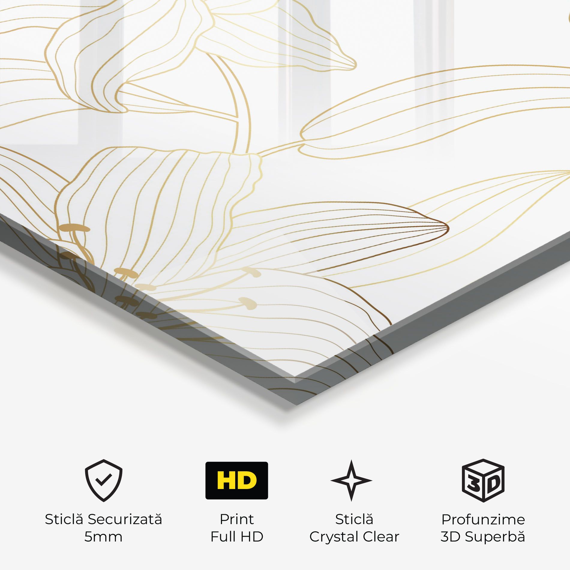 Luxury Golden Lily mockup 3
