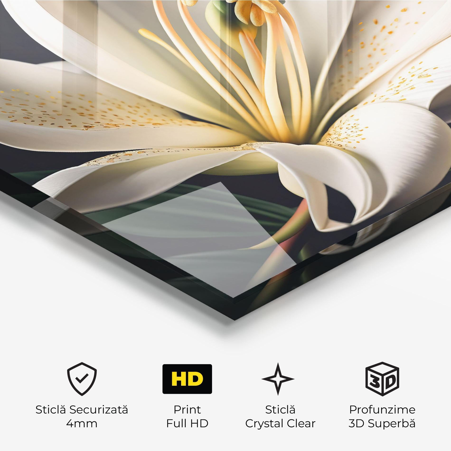 Tablou Sticla Big Lily View mockup 3