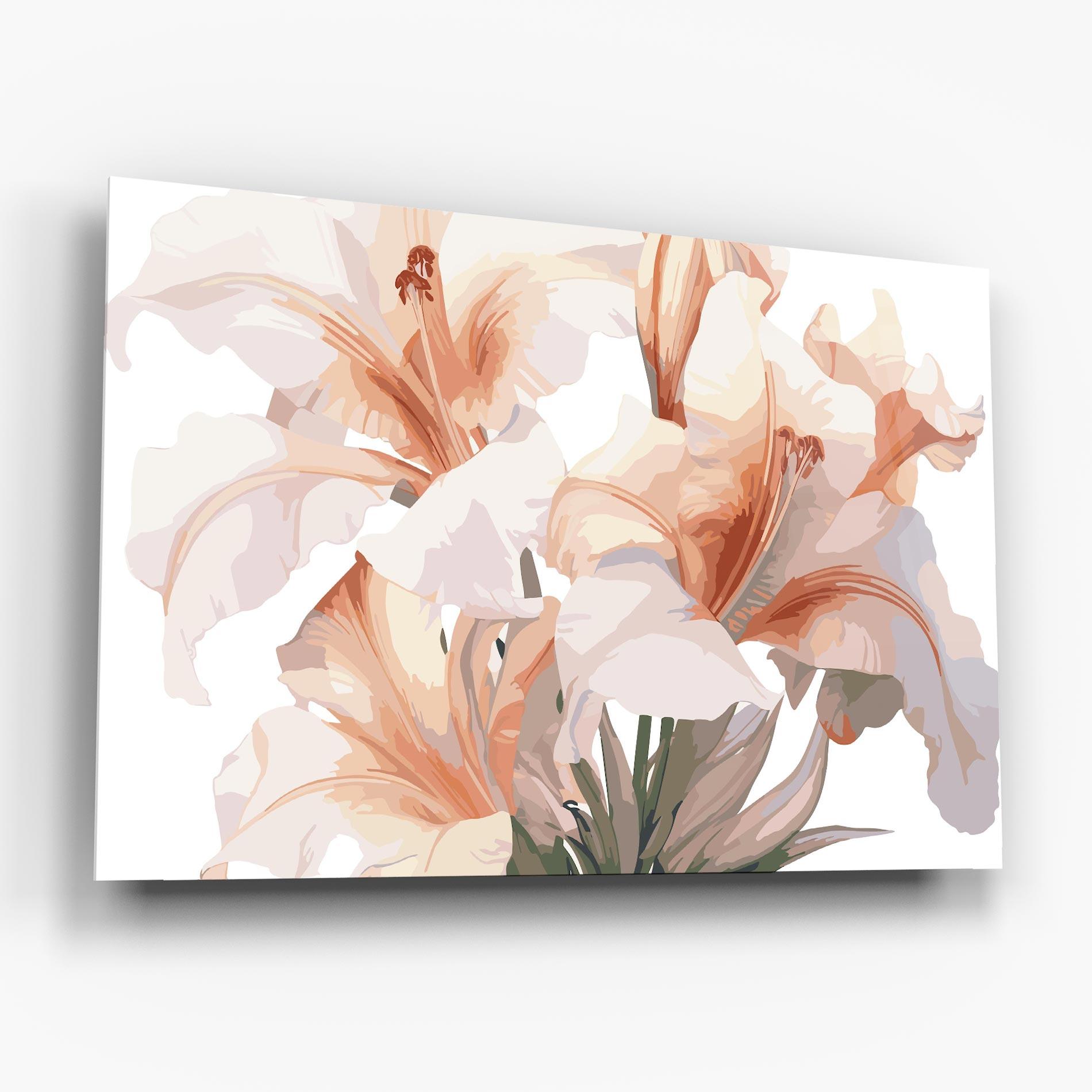 Tablou Sticla Light Pink Lily mockup 6