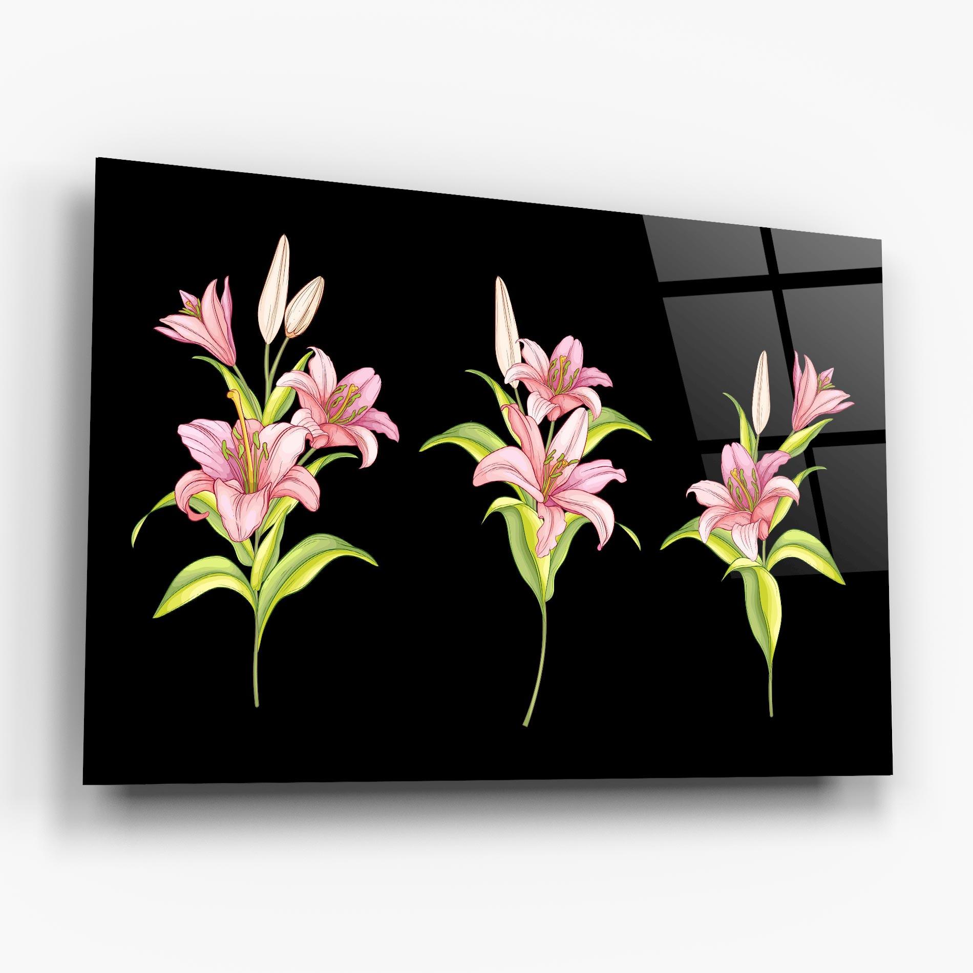 Tablou Sticla Lily Set mockup 6