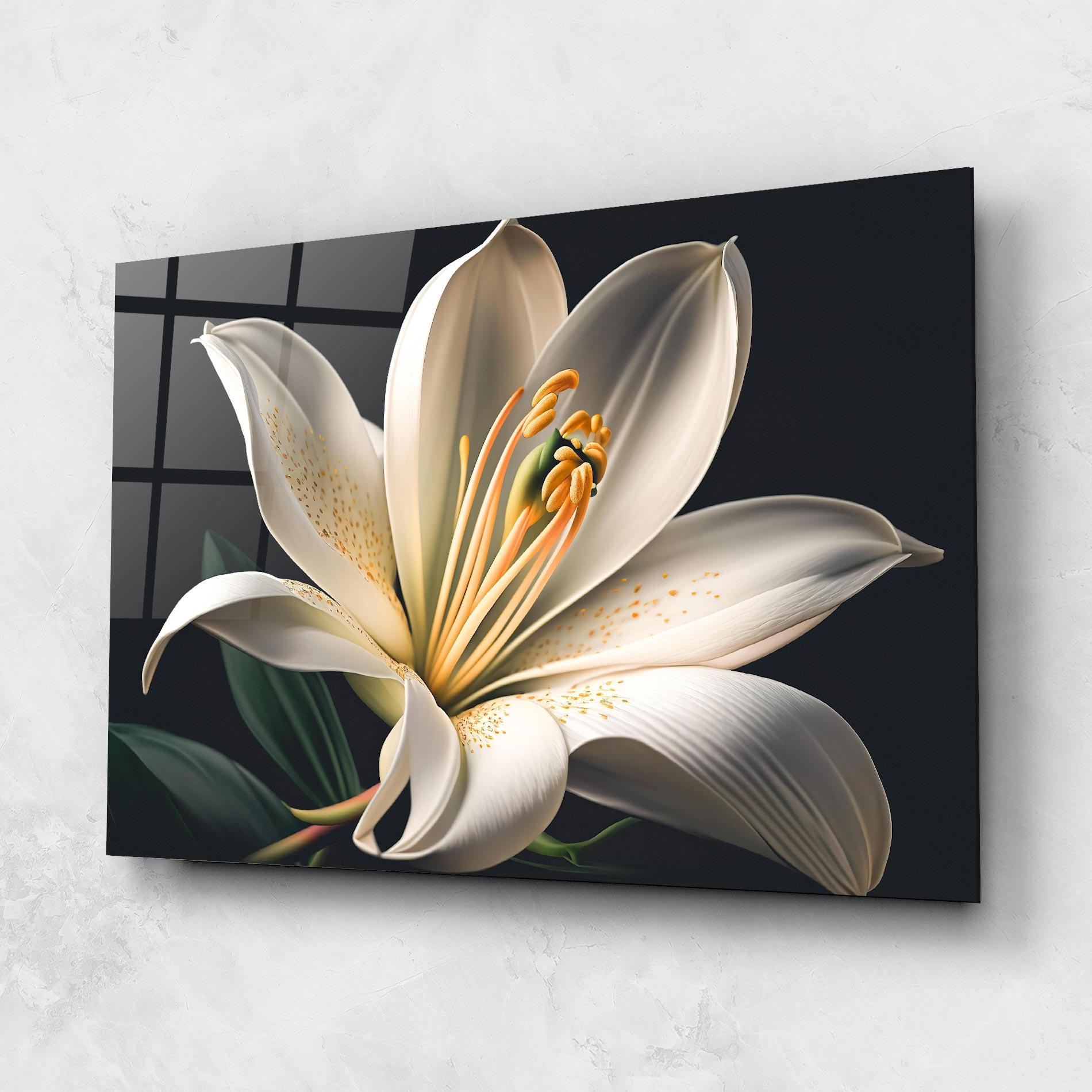 Tablou Sticla Big Lily View mockup 1
