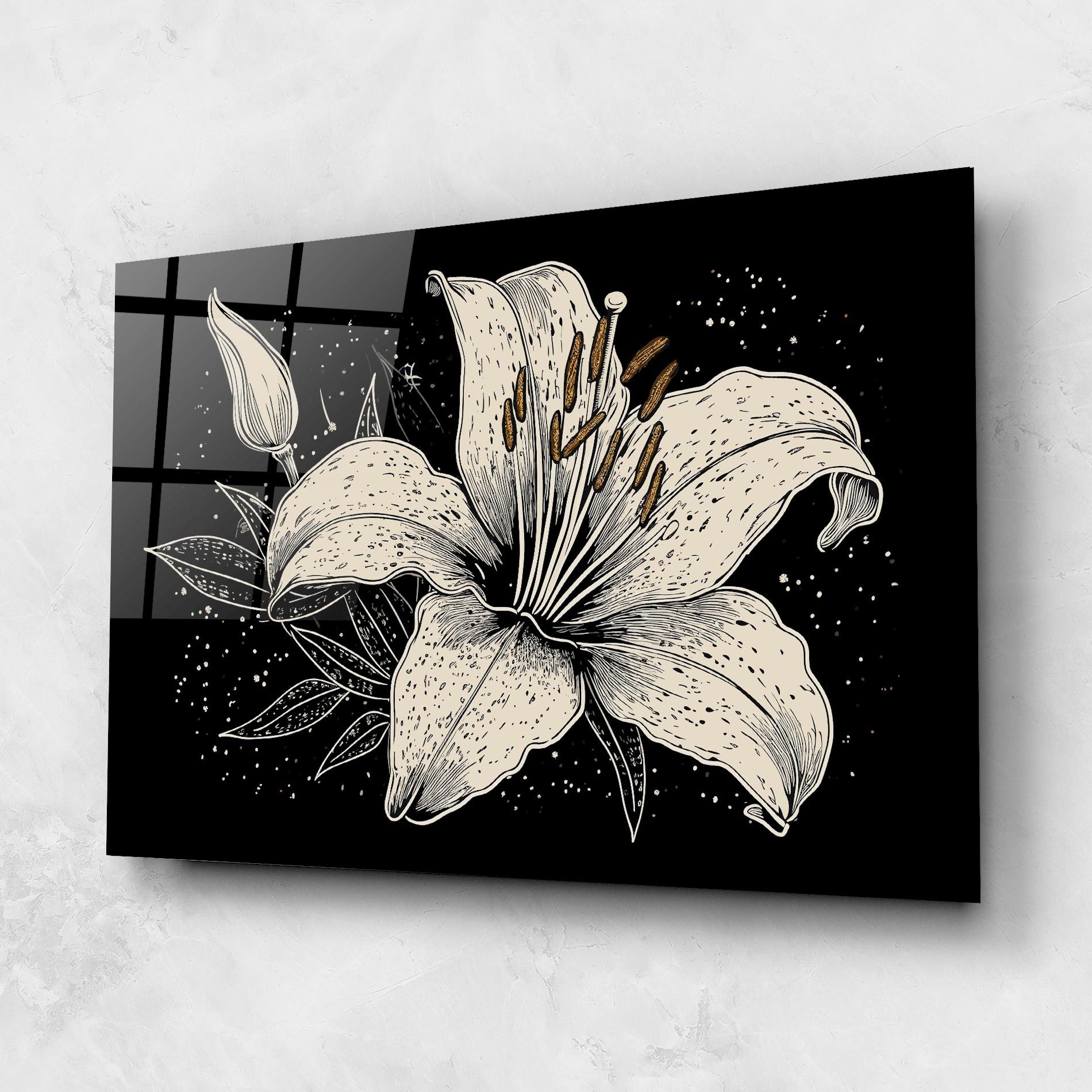 Cream Black Lily mockup 1