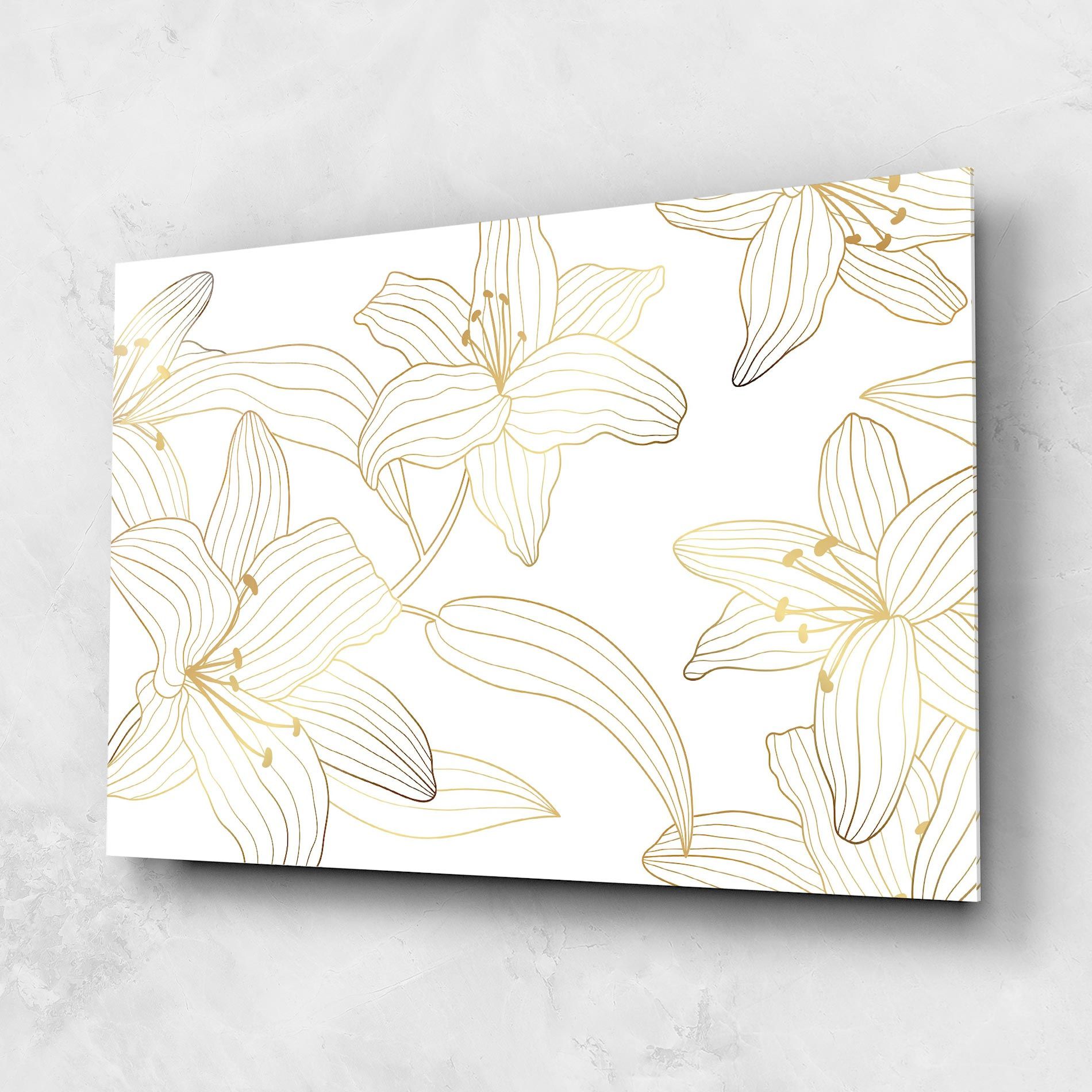 Luxury Golden Lily mockup 1
