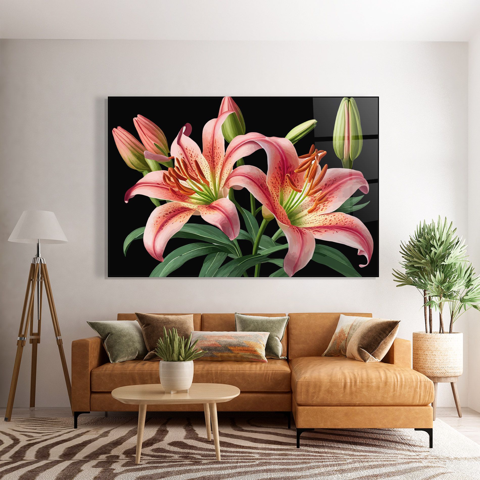 Red Lily Art mockup 7