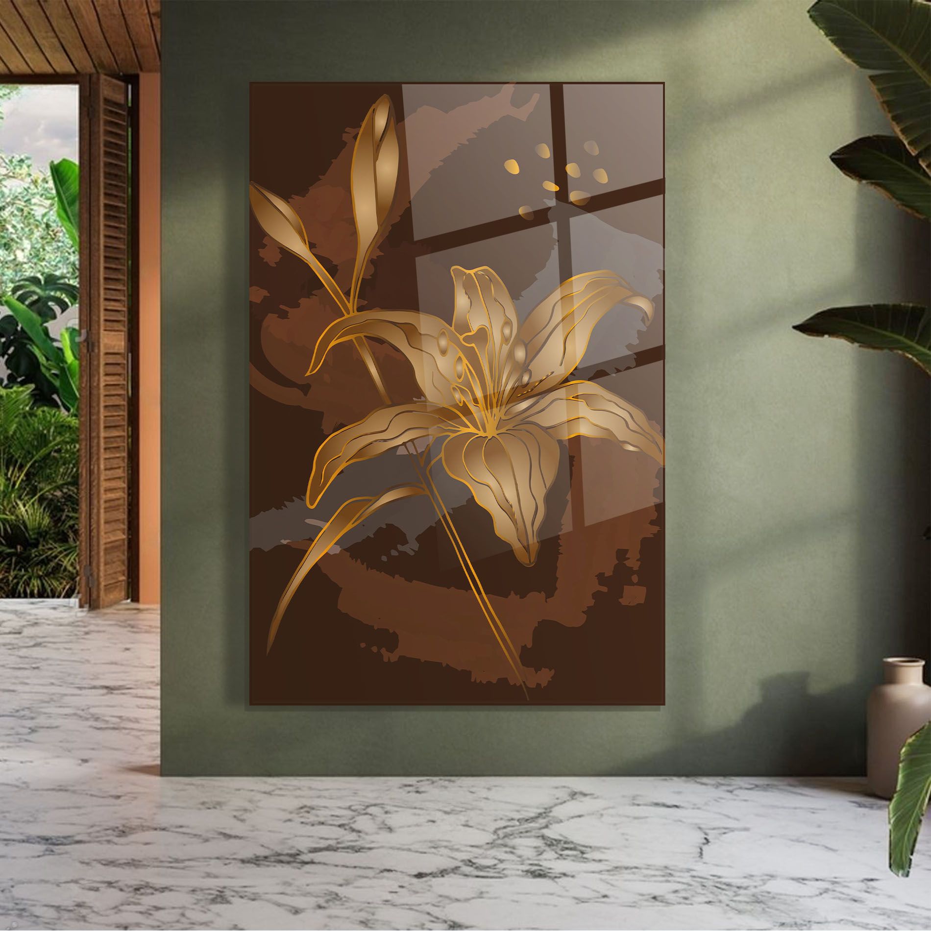 Gold Brown Lily mockup 7