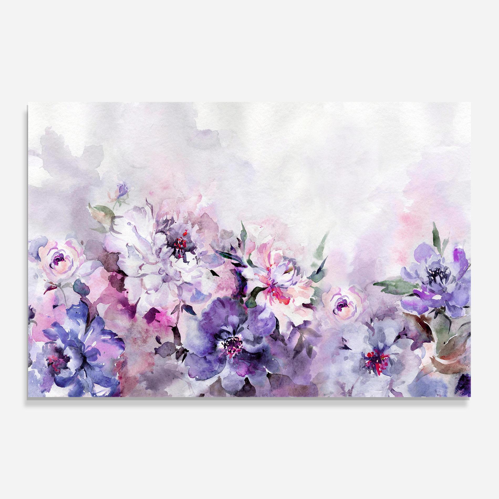 Tablou Sticla Buchet Multicolor mockup 0