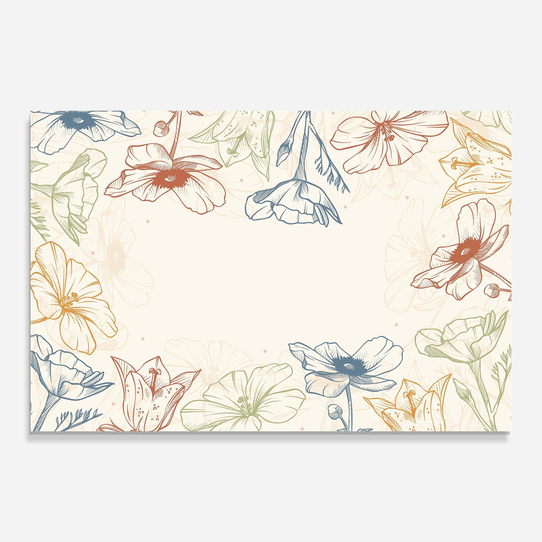 Tablou Sticla Color Mix Line mockup 0