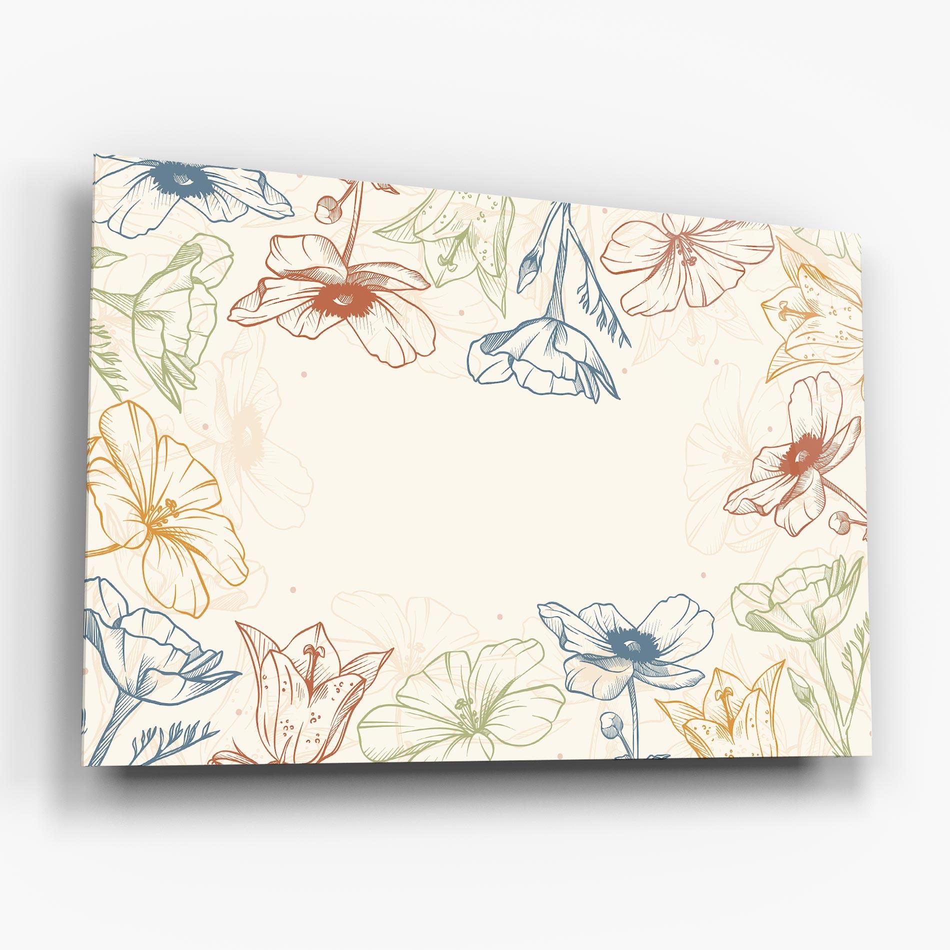 Tablou Sticla Color Mix Line mockup 6