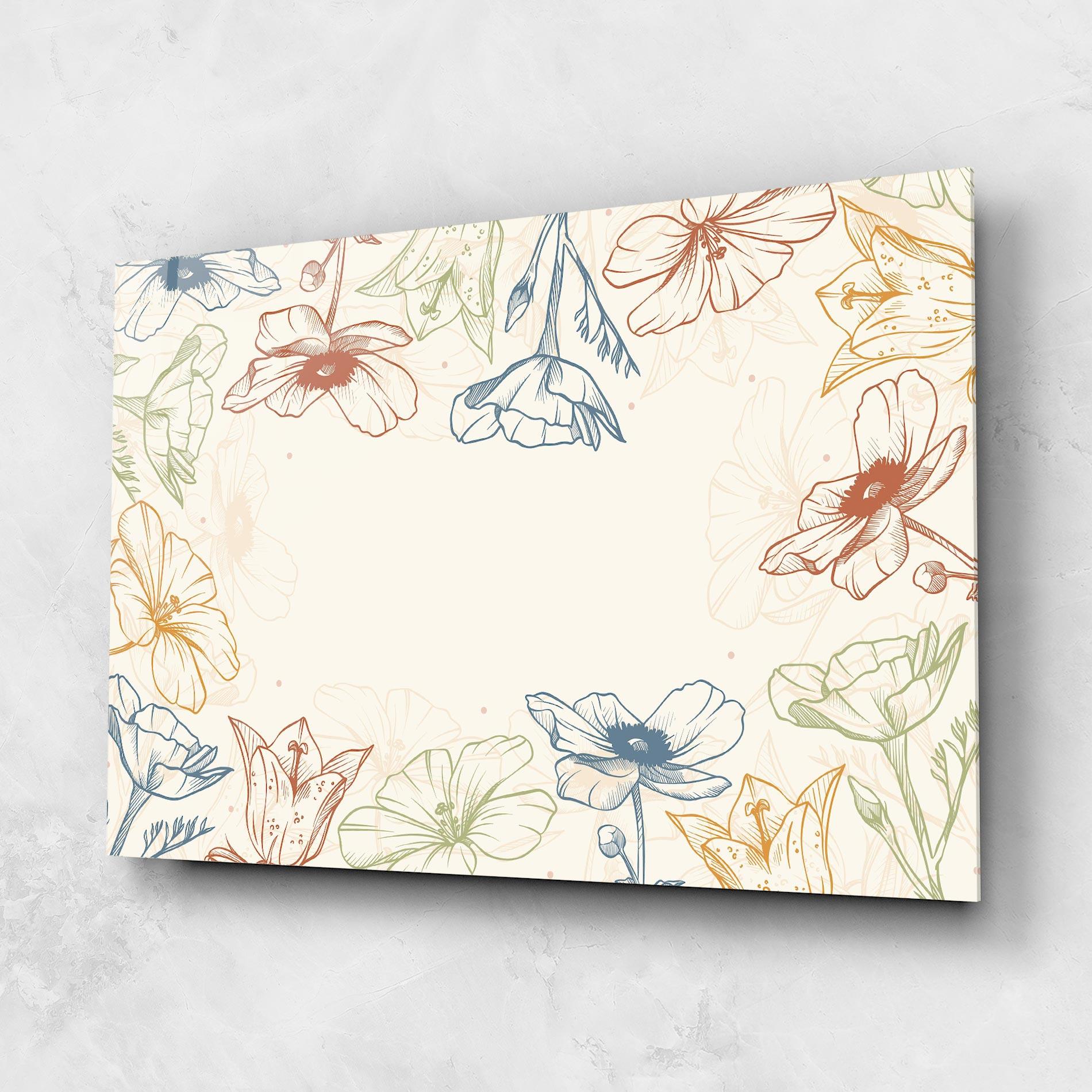 Tablou Sticla Color Mix Line mockup 1