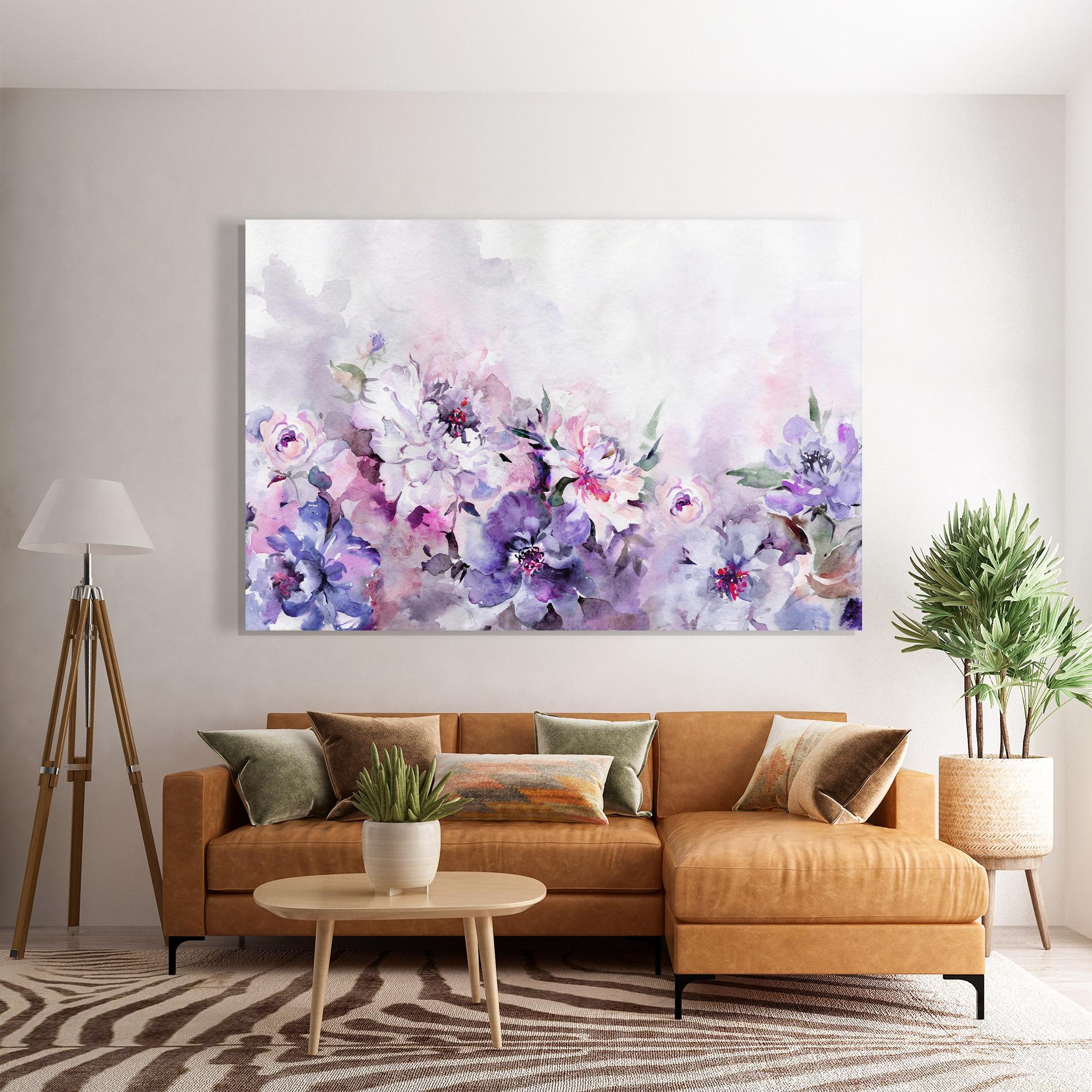 Tablou Sticla Buchet Multicolor mockup 7