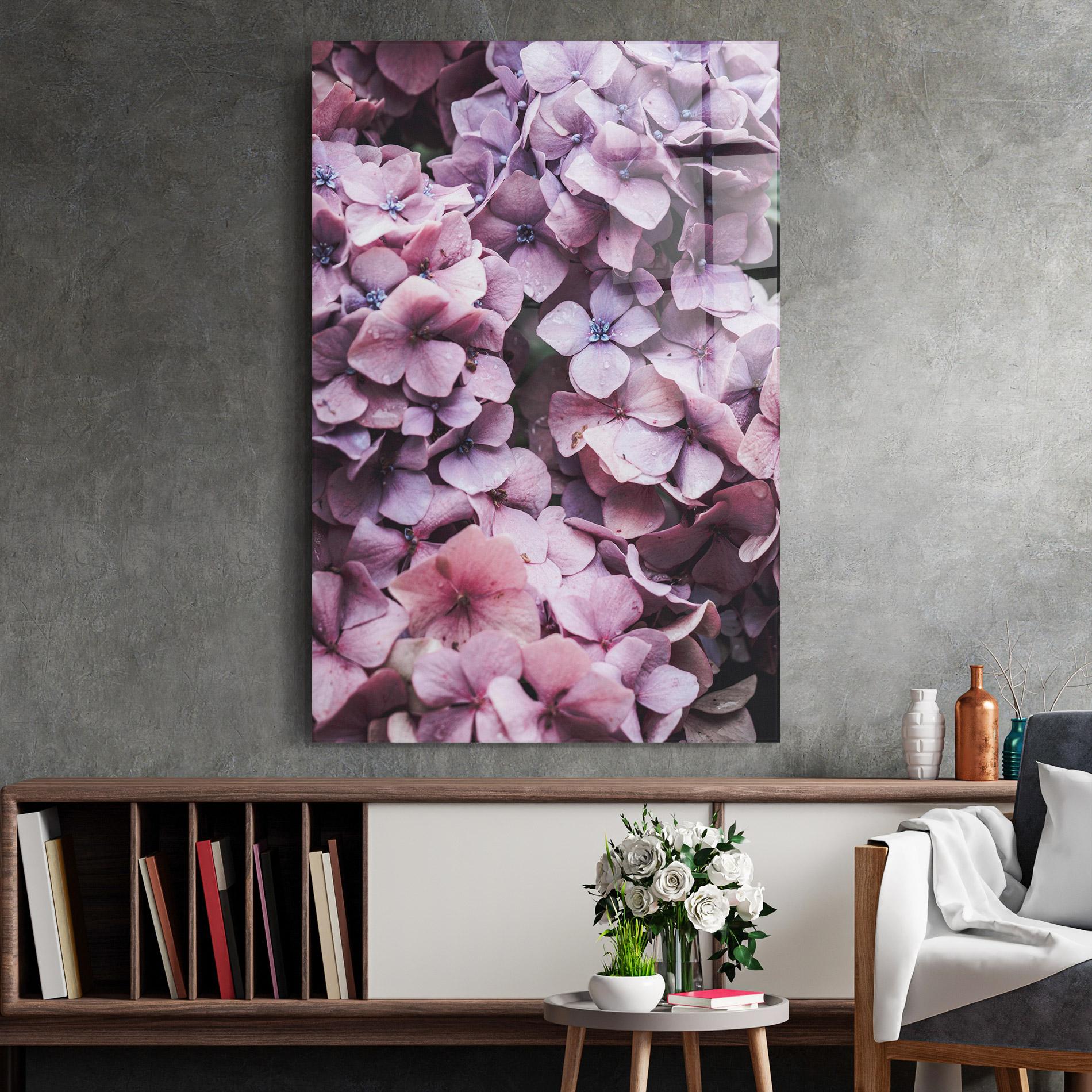 Tablou Sticla Lilac Tree mockup 2