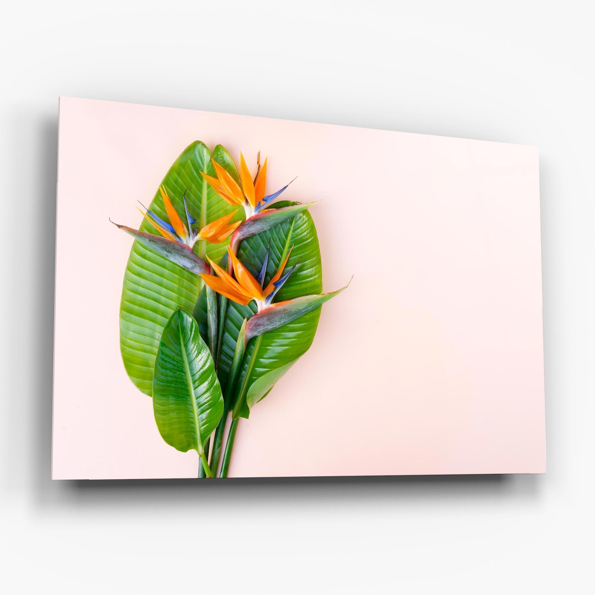 Tablou Sticla Tropical Exotic Leaf mockup 6